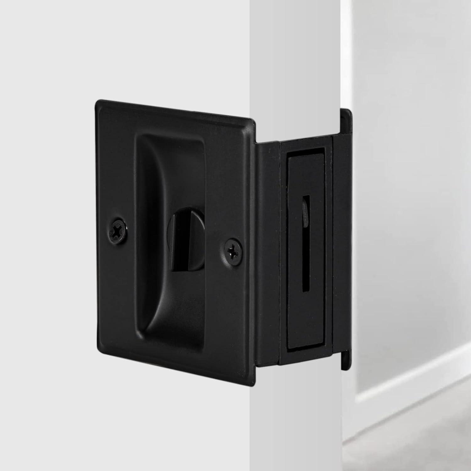 Cerradura Deslizante Home Master Hardware 2 Paquete Latón Negro Mate