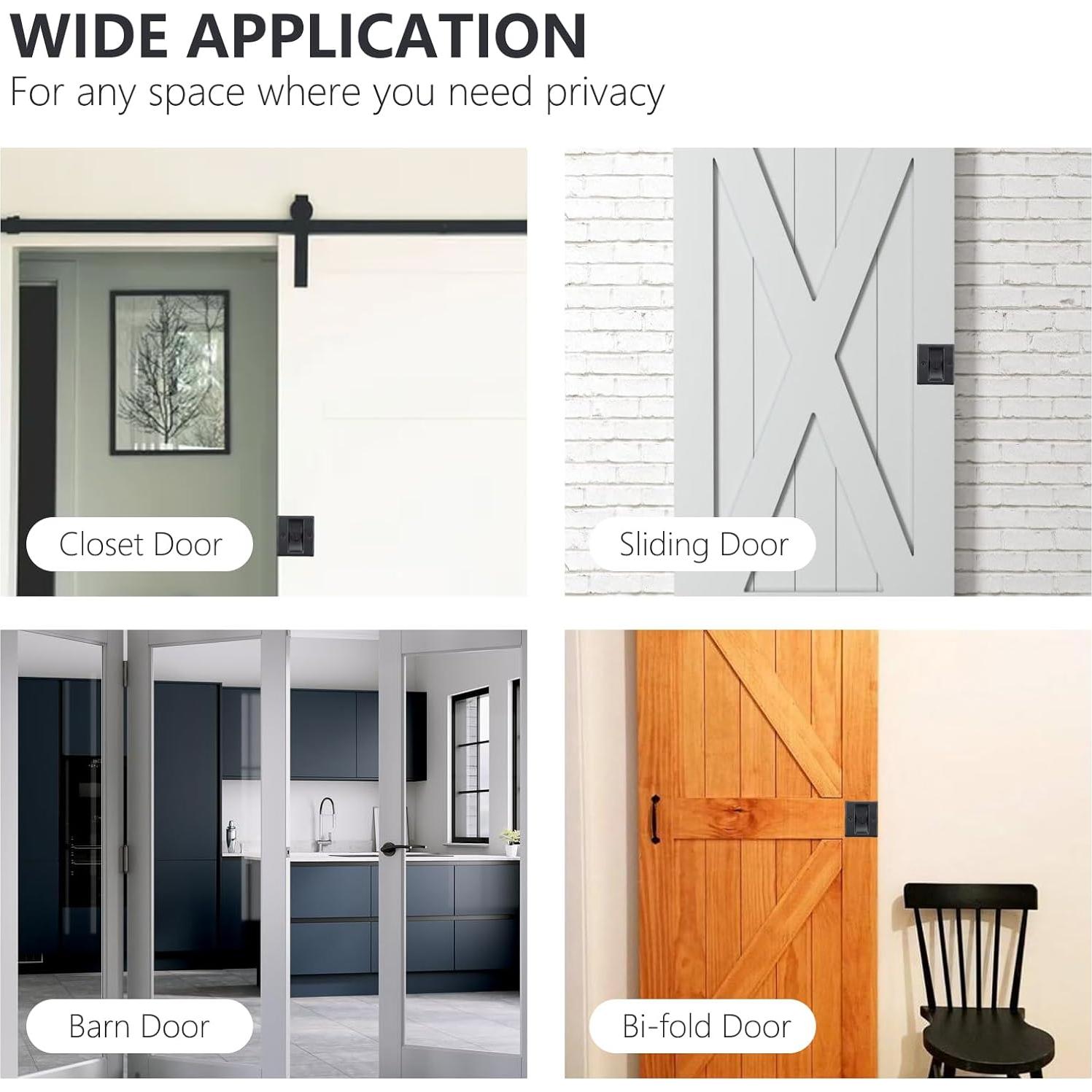 Cerradura Deslizante Home Master Hardware 2 Paquete Latón Negro Mate