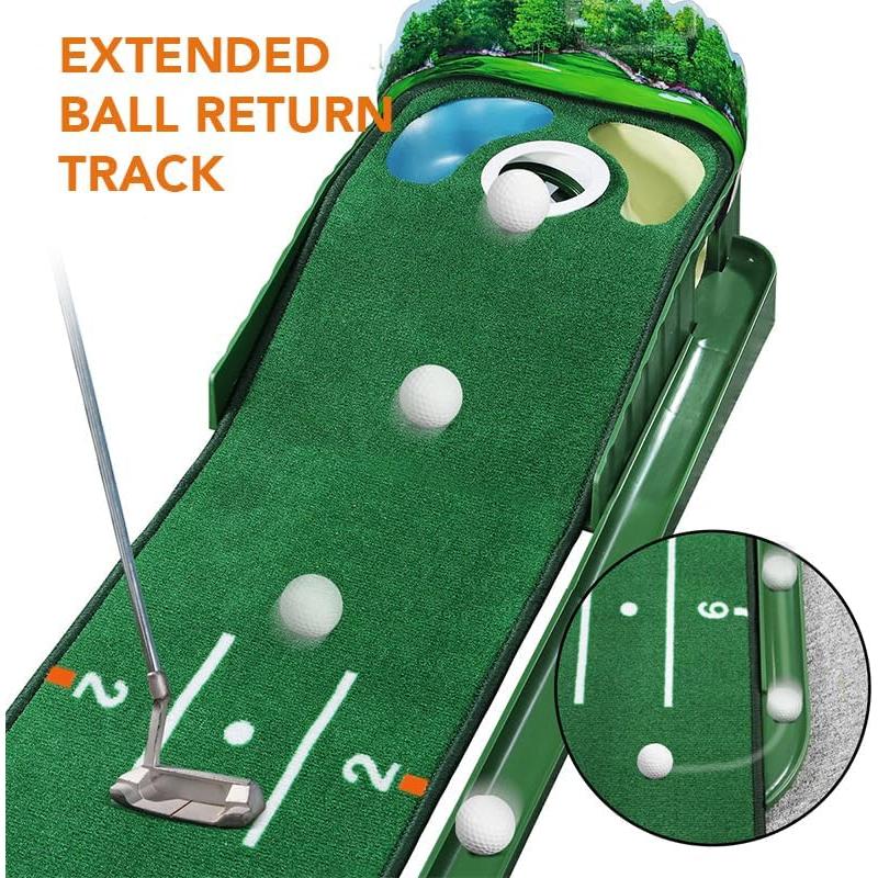 Alfombra de Putting de Golf Ascent PM020 con Peligros y Marcadores