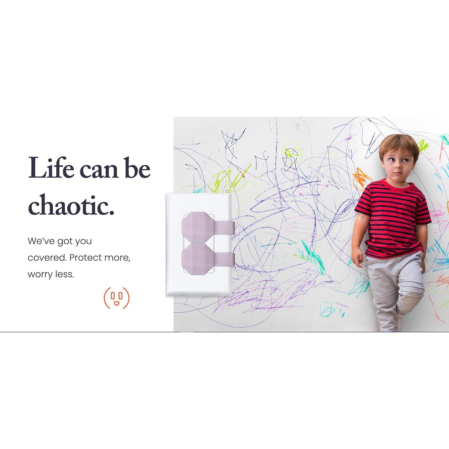 Cubiertas de Enchufe a Prueba de Bebés Simply Better - 6 Unidades