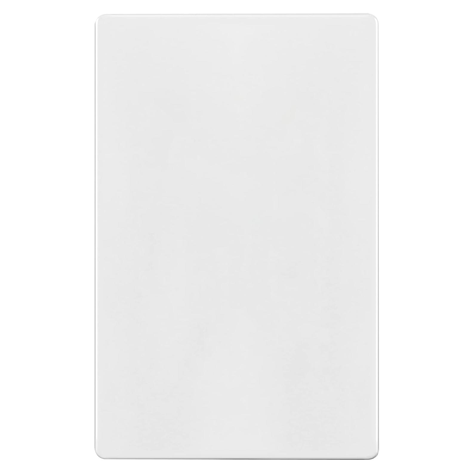 Placa de Pared Sin Tornillos ENERLITES SI8801-W Blanca 11.88x7.44cm