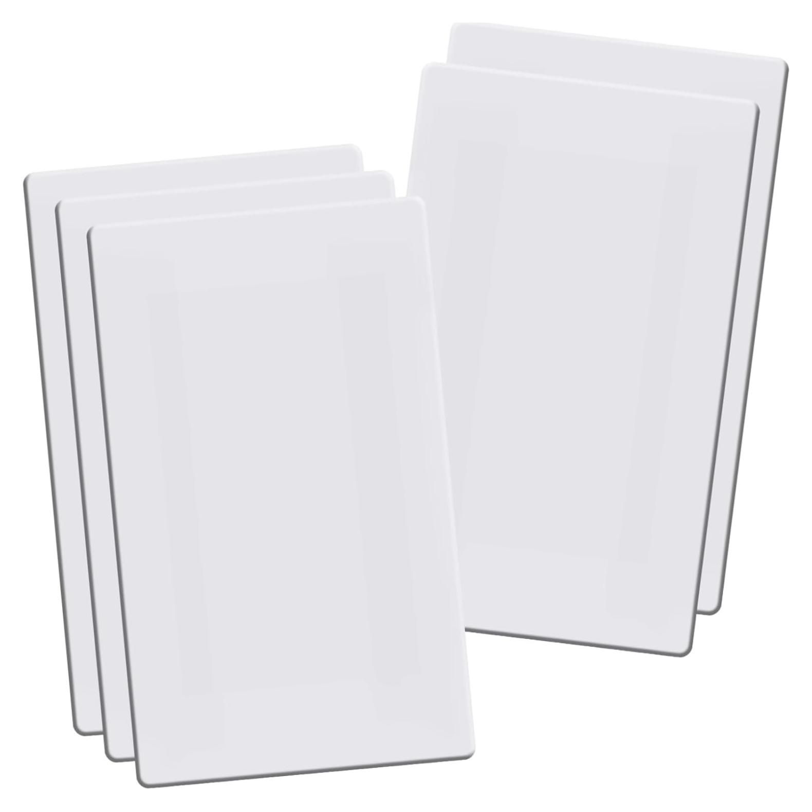 Placas de Pared Sin Tornillos Aadniee 1 Gang 5 Piezas Blanco