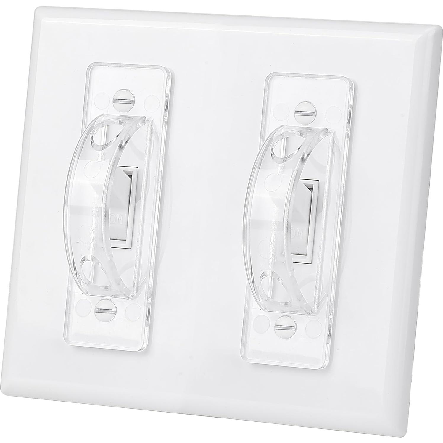 Cubierta de Interruptor de Luz Bates Choice - Paquete de 12 Transparentes