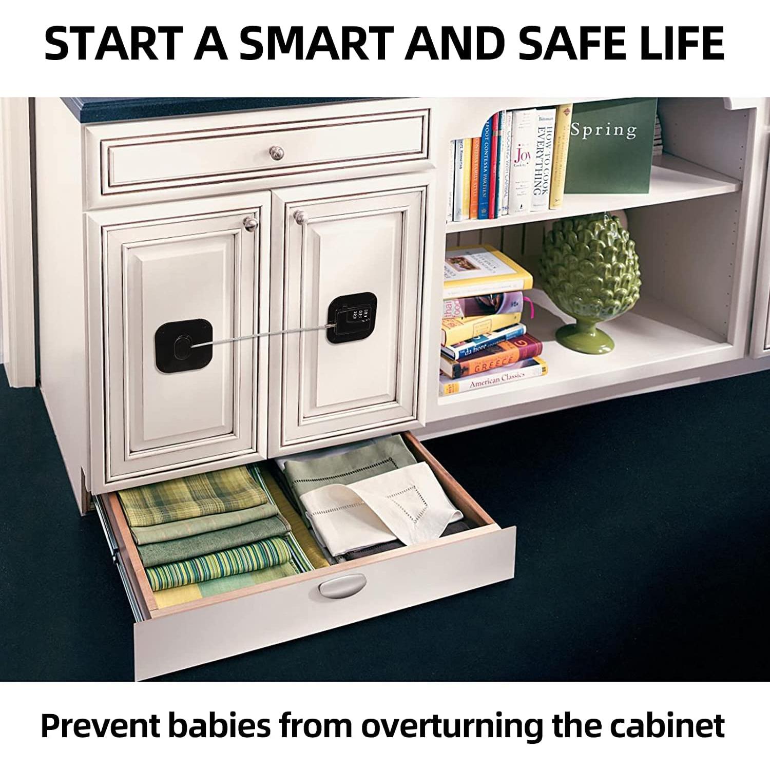 Cerradura de Refrigerador con Combinación Código YX1AQS Negra