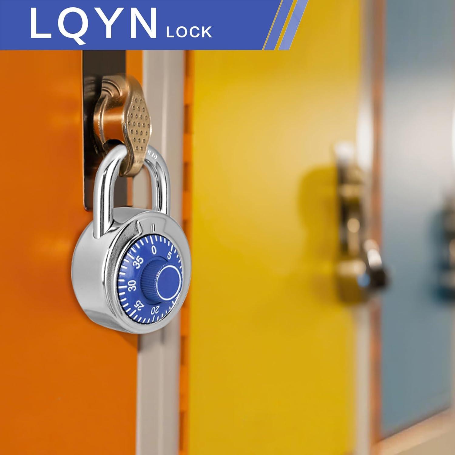 Candado de Combinación LQYN 50mm Azul Paquete de 100