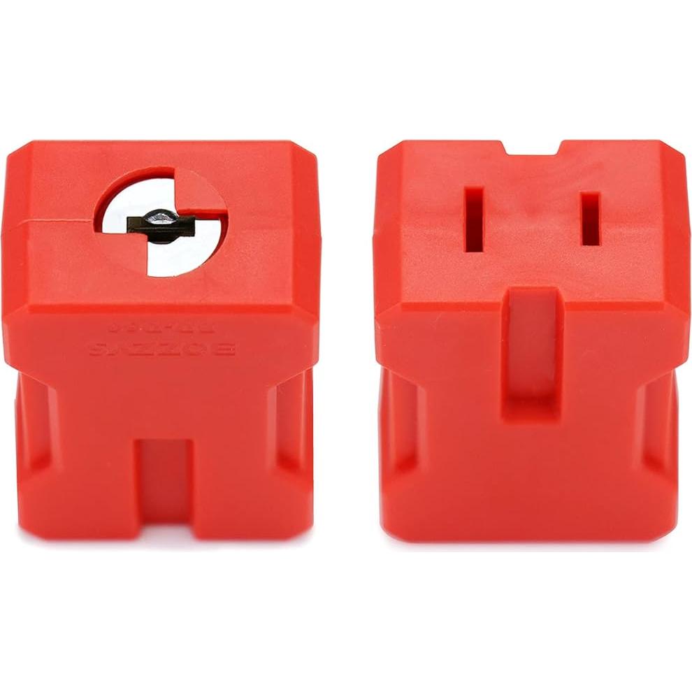 Bloqueo de Enchufe QWORK con Llave - Paquete de 4 Unidades