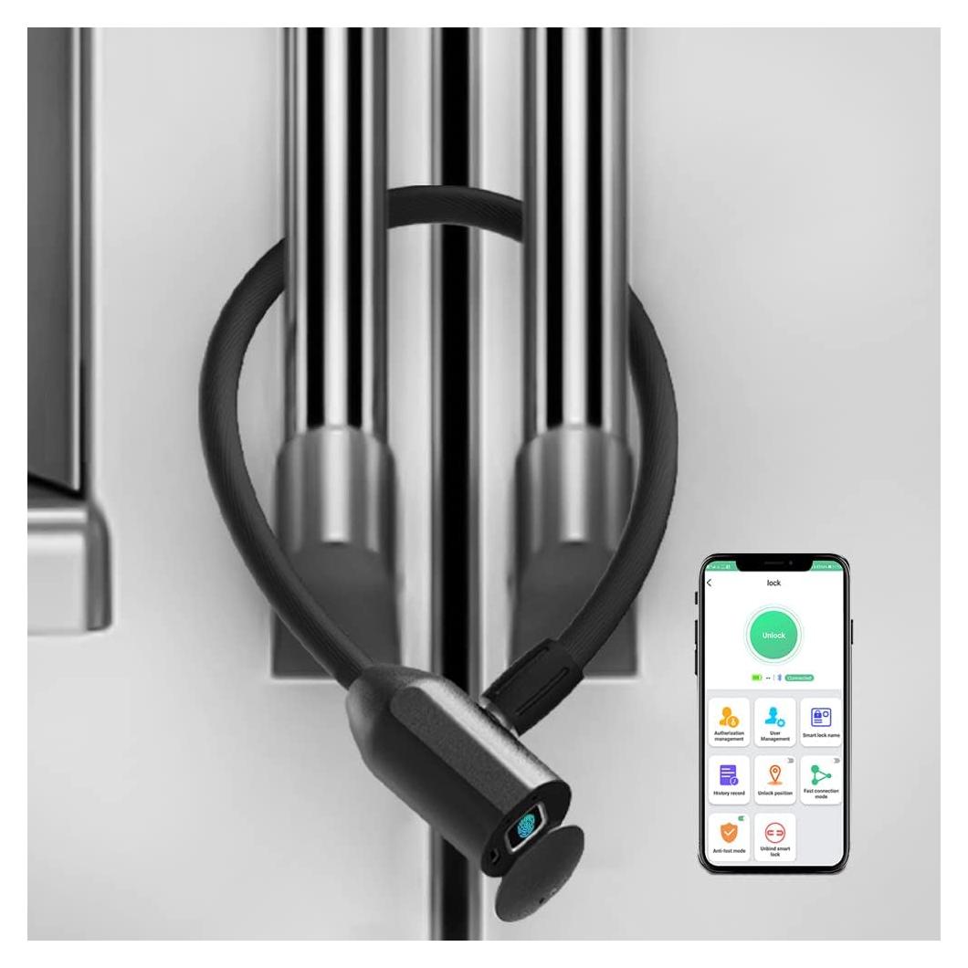 Candado Biométrico eLinkSmart 40cm para Refrigerador y Gabinetes