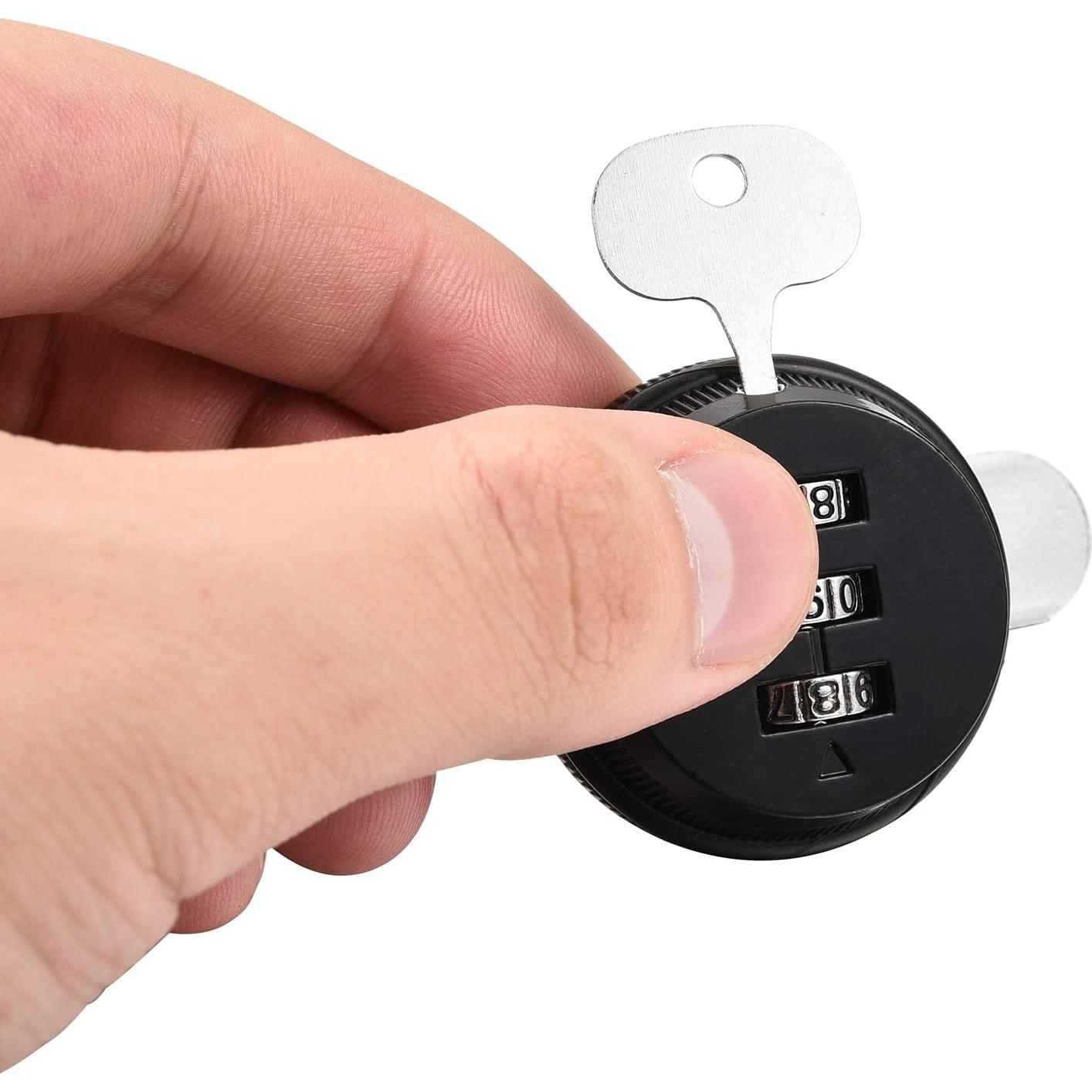 Cerradura de Combinación Kitmose para Gabinete 3 Paquete 30mm