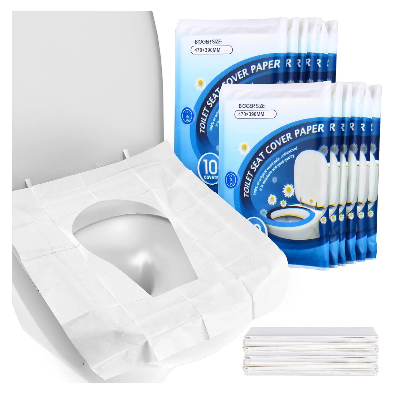 Cubiertas de Asiento de Inodoro Desechables YGDZ XL 110 Piezas