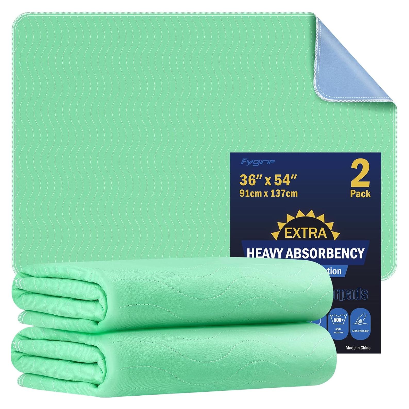 Almohadillas Lavables Fygrip 2 Piezas 91x137 cm Impermeables