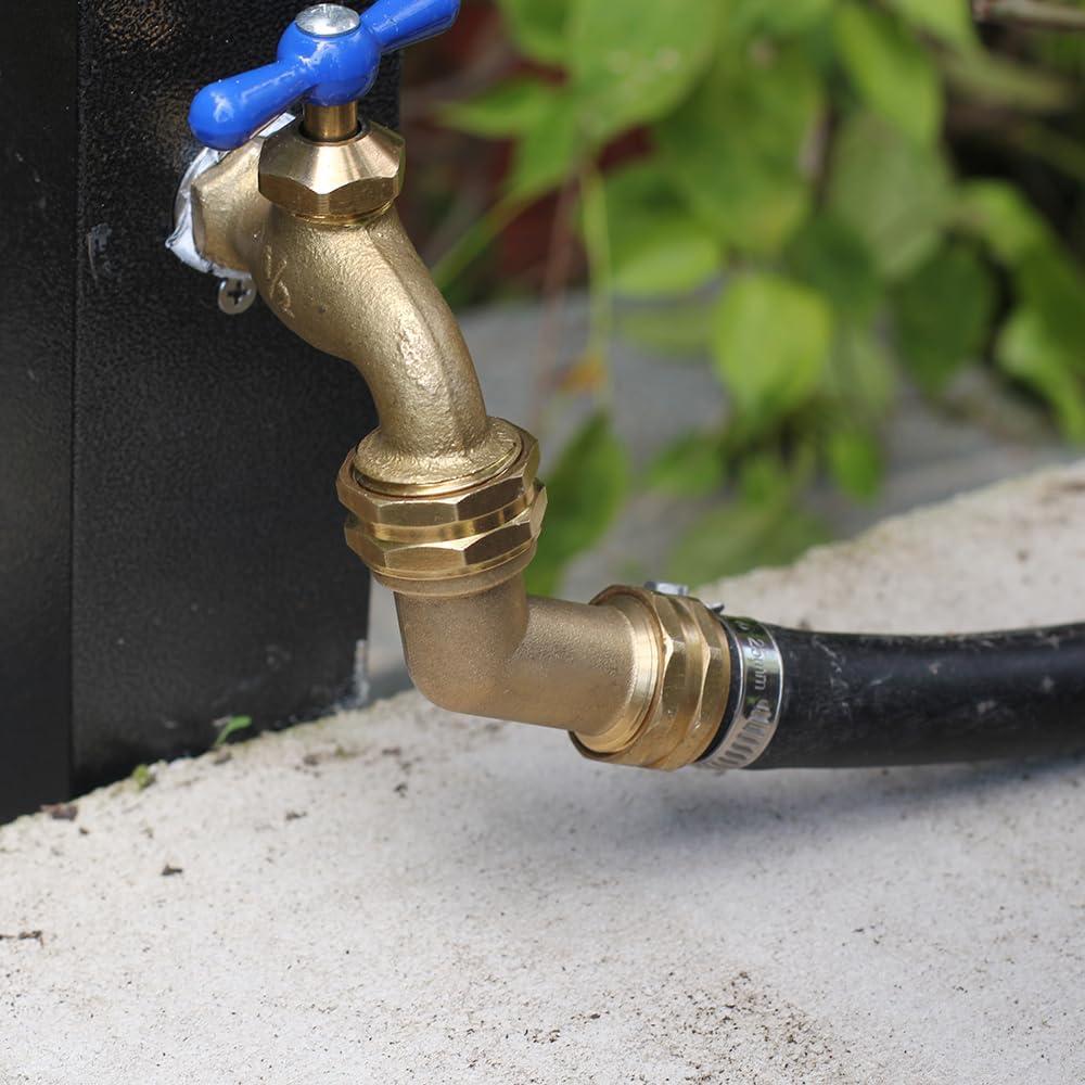 Conector de Manguera de Jardín SIGURANTA 45° Latón 3/4"