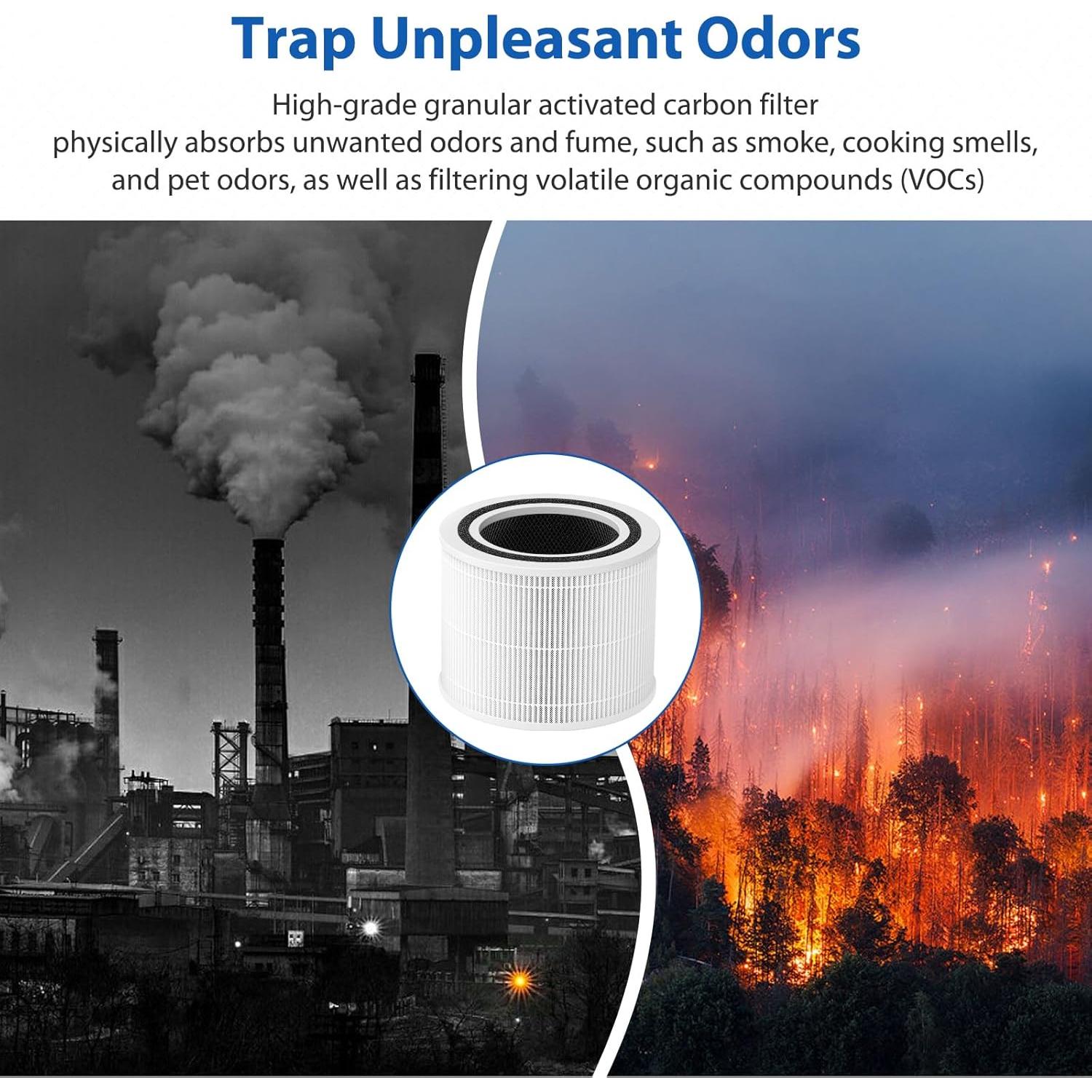 Filtro HEPA Colorfullife Core 300 para Purificador de Aire