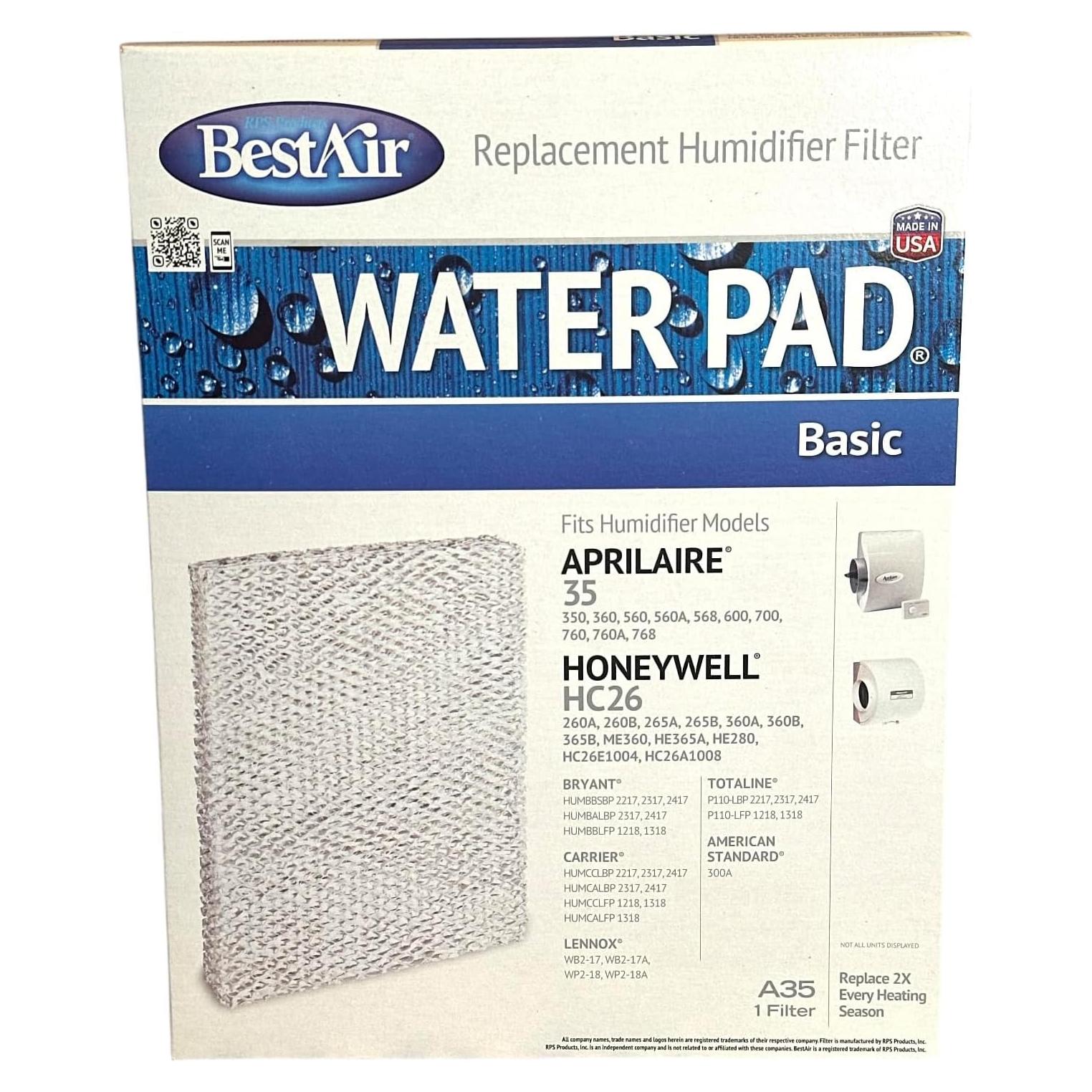 Filtro de Humidificador Best Air A35 - Paquete de 2 Unidades