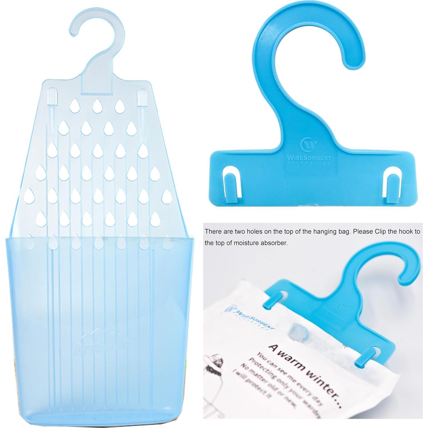 Paquete de 4 Bolsas Absorbentes de Humedad Wisesorb 500ml