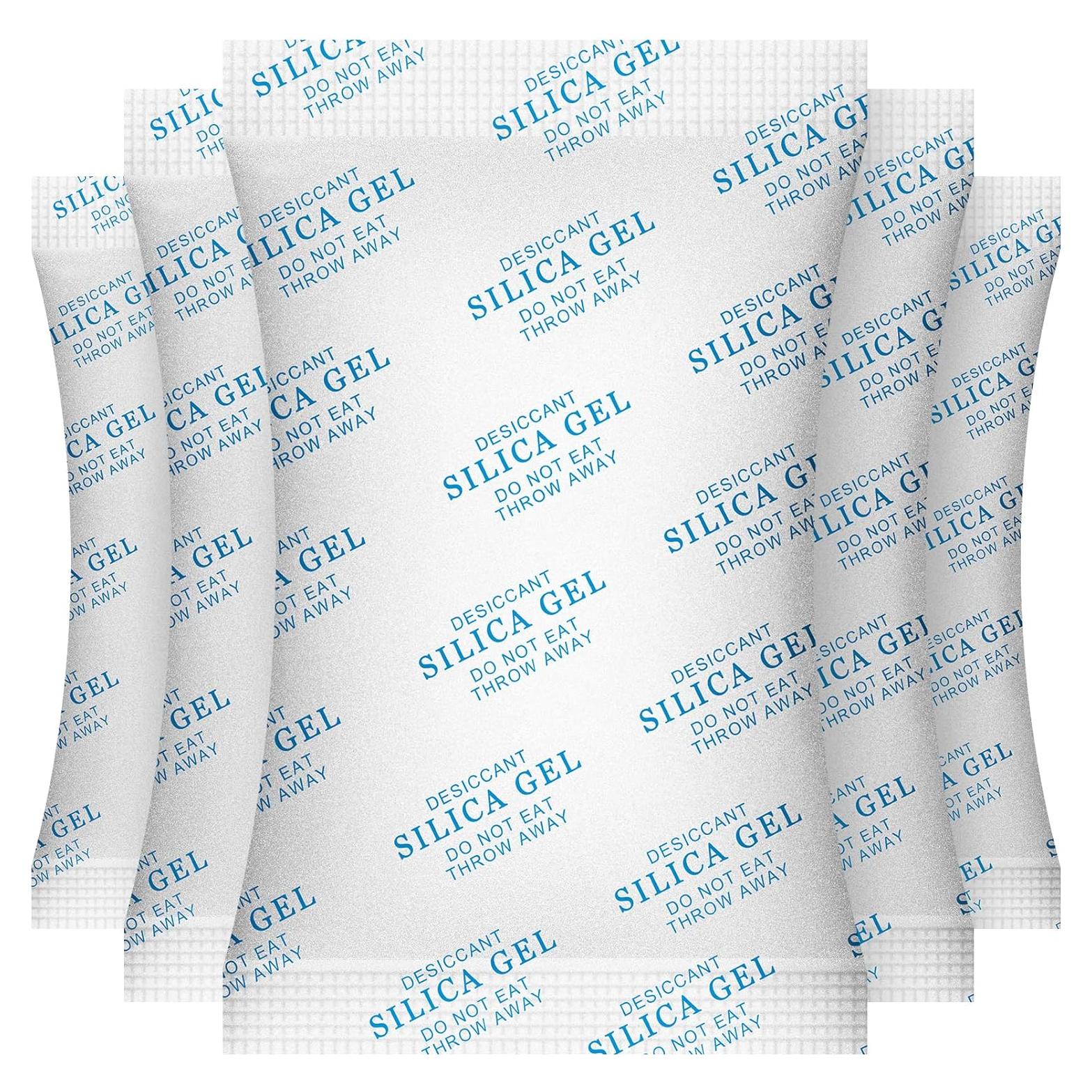 Paquetes de Gel de Silica Deshidratante O2frepak 50g - 20 Piezas