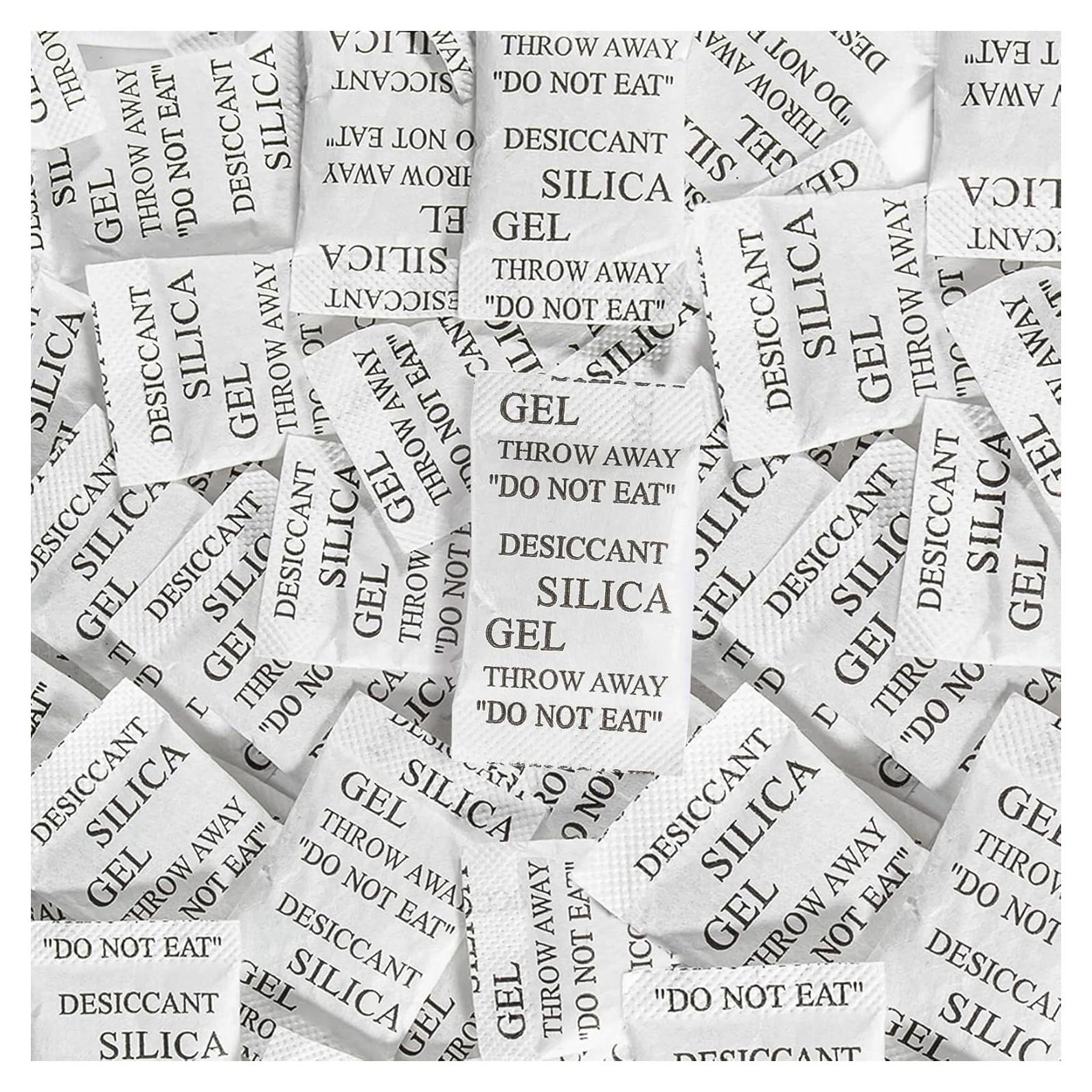 Paquetes Deshidratantes Antihumedad Sukh 100PCS 2g Gel Silicona