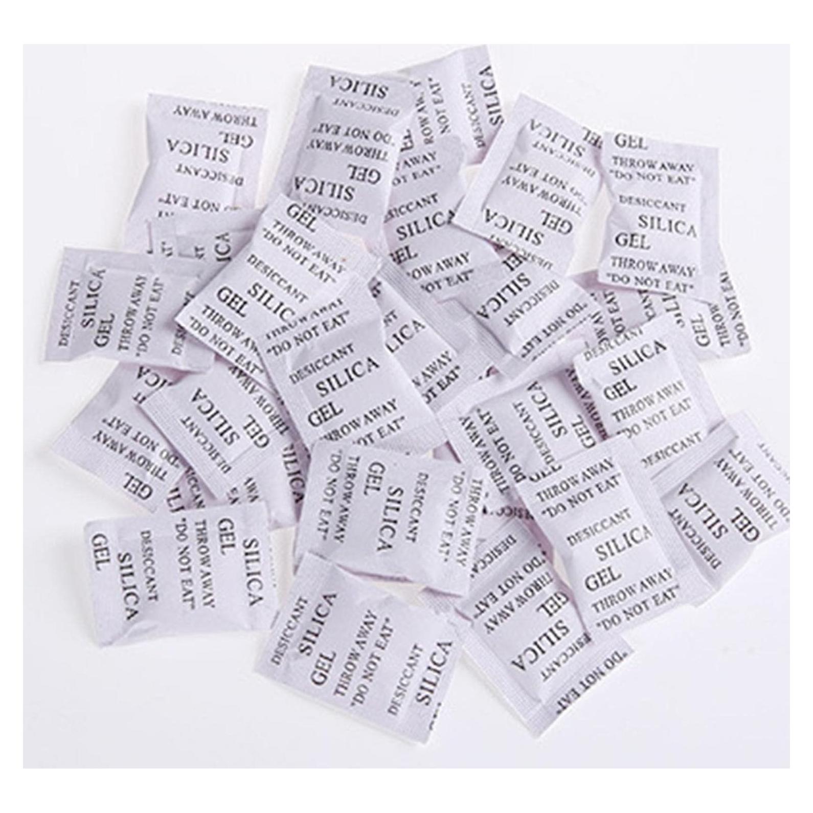 200 Pcs Gel de Silica Alimenticio Saycker Absorbente de Humedad