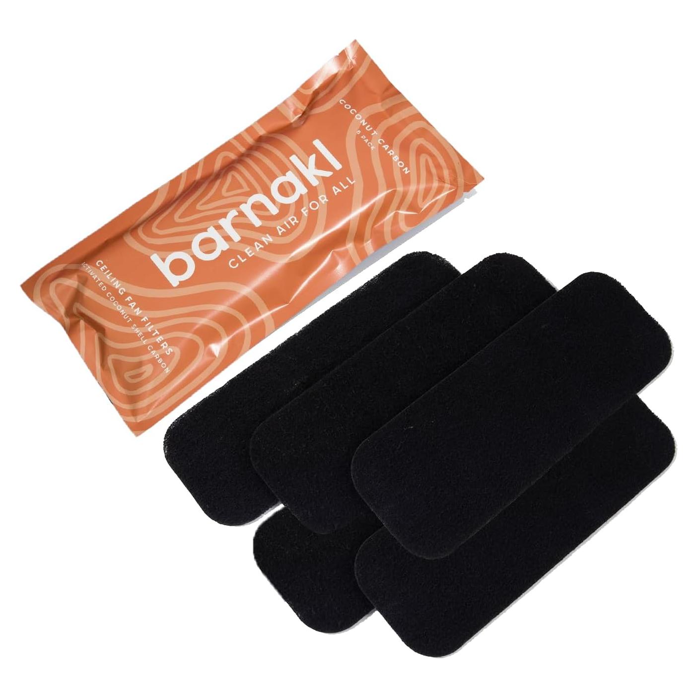 Filtros de Ventilador de Techo barnakl - Carbón Activado, Paquete de 5