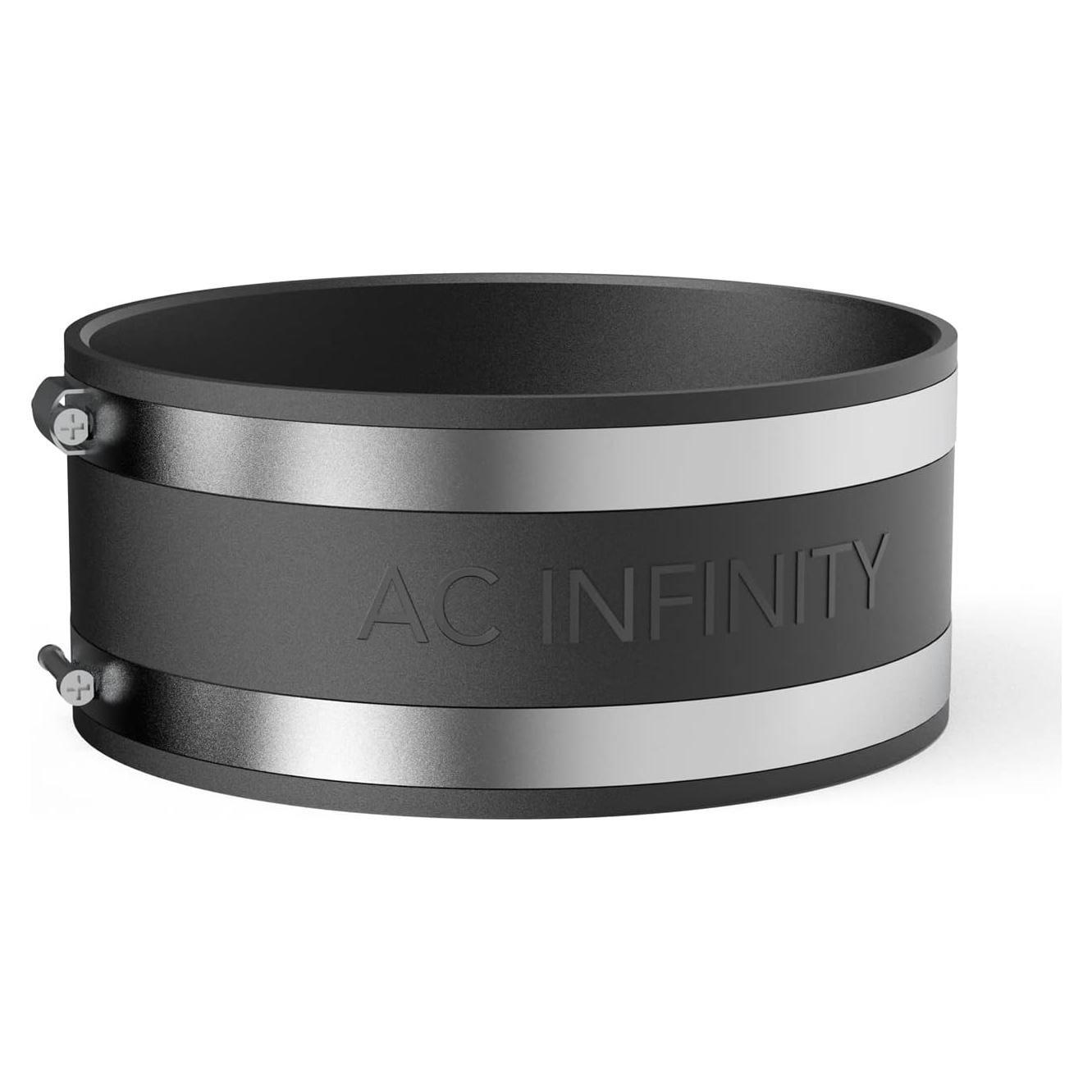 Abrazadera de Reducción de Ruido AC Infinity 6" Caucho Flexible