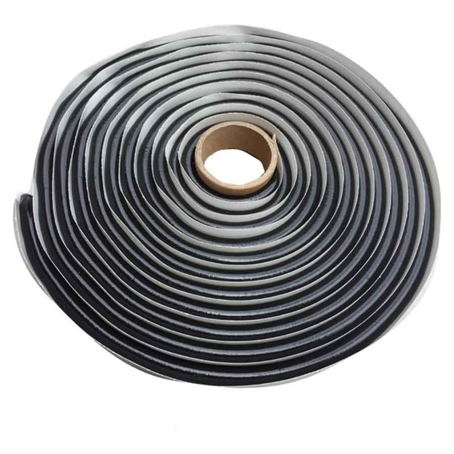 Cinta Selladora de Butilo Akexermu 4m Caucho Negro Automotriz