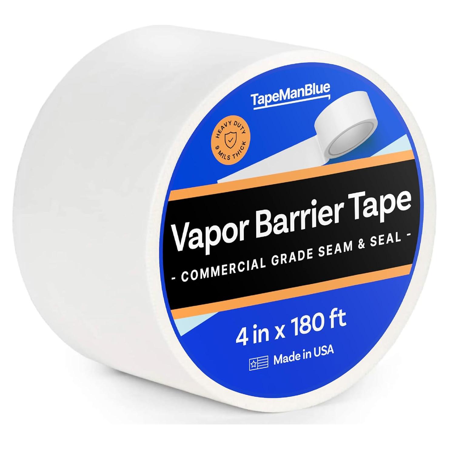 Cinta de Barrera de Vapor TapeManBlue 10 cm x 54.86 m
