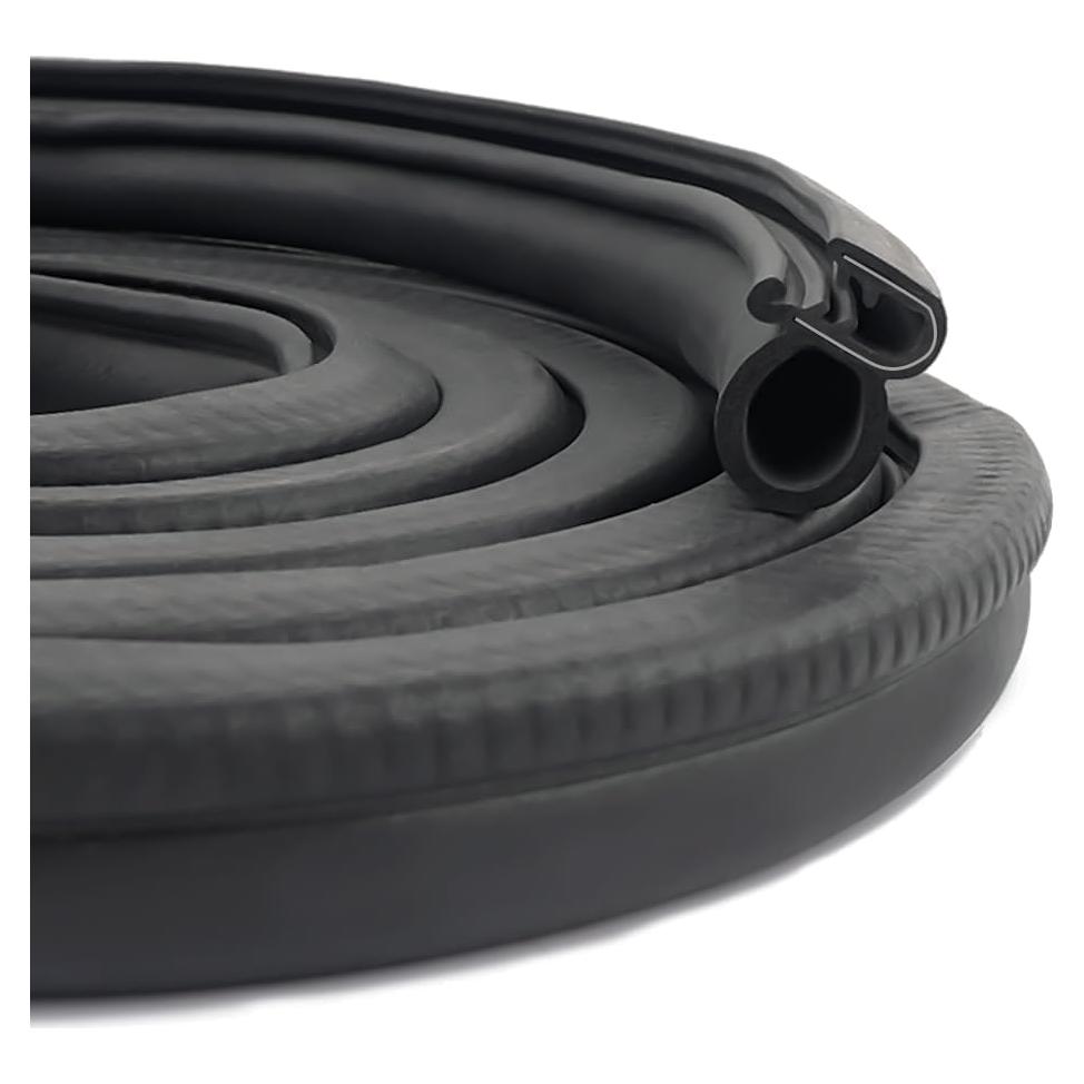 Tira de Sellado de Puerta Automotriz SSNNUU 6m Goma con Acero