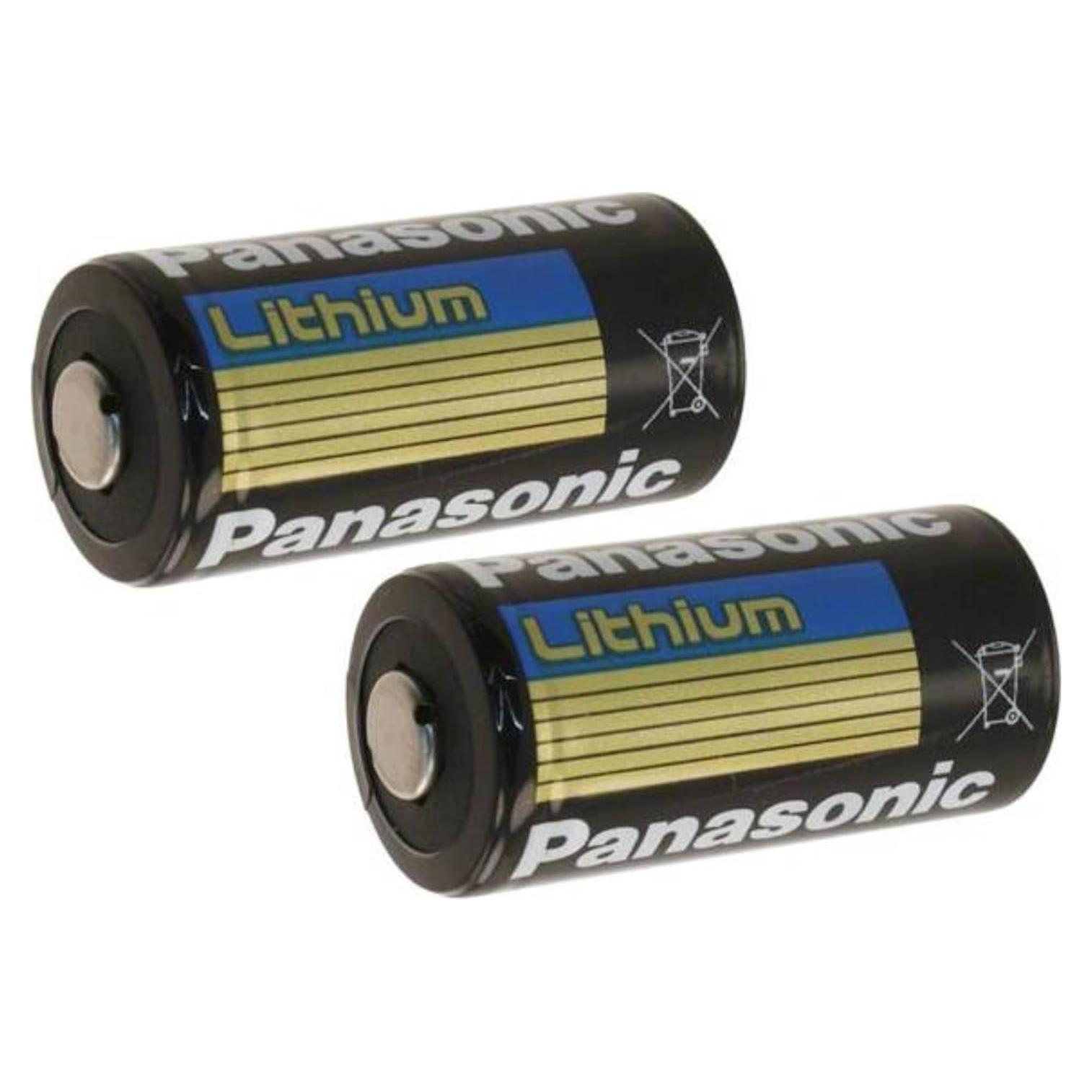 Baterías de Litio CR123A Panasonic BAT002 Paquete de 2