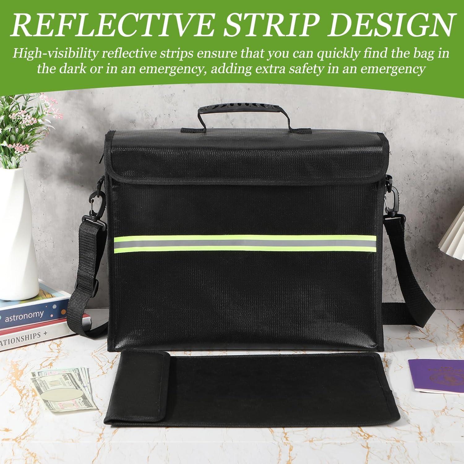 Set de 2 Bolsas de Documentos a Prueba de Fuego Fullhawl