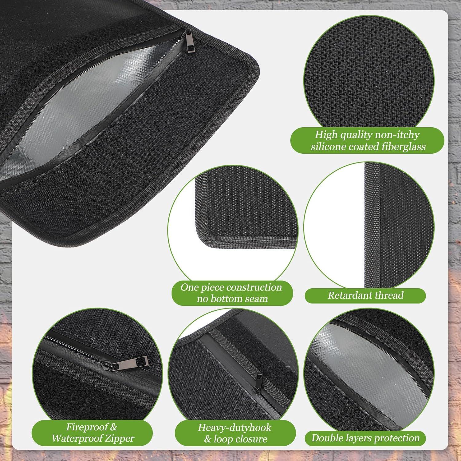 Set de 2 Bolsas de Documentos a Prueba de Fuego Fullhawl