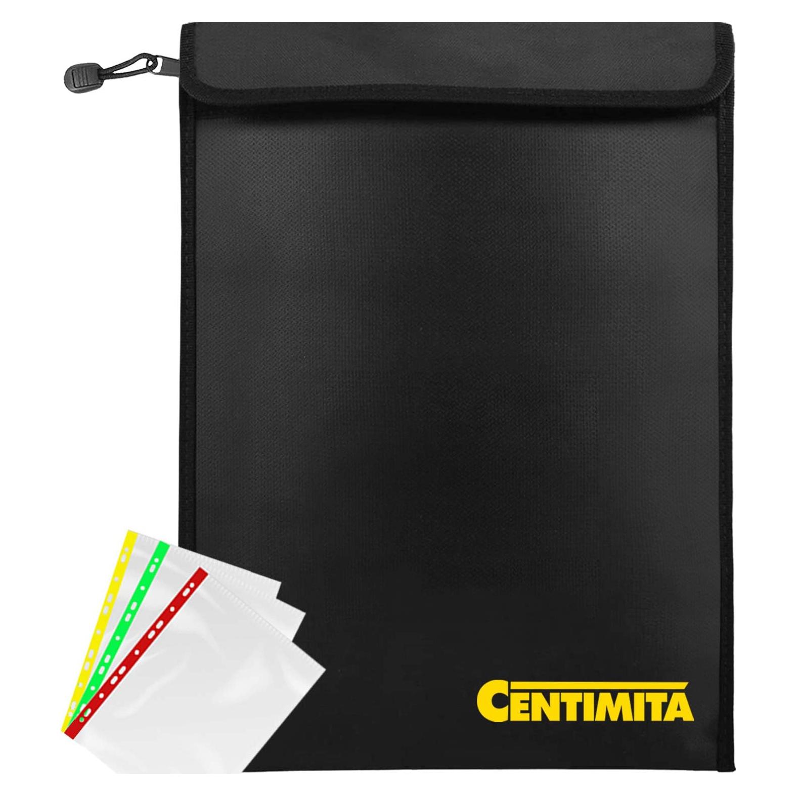 Bolsa de Documentos a Prueba de Fuego Centimita 38x28 cm