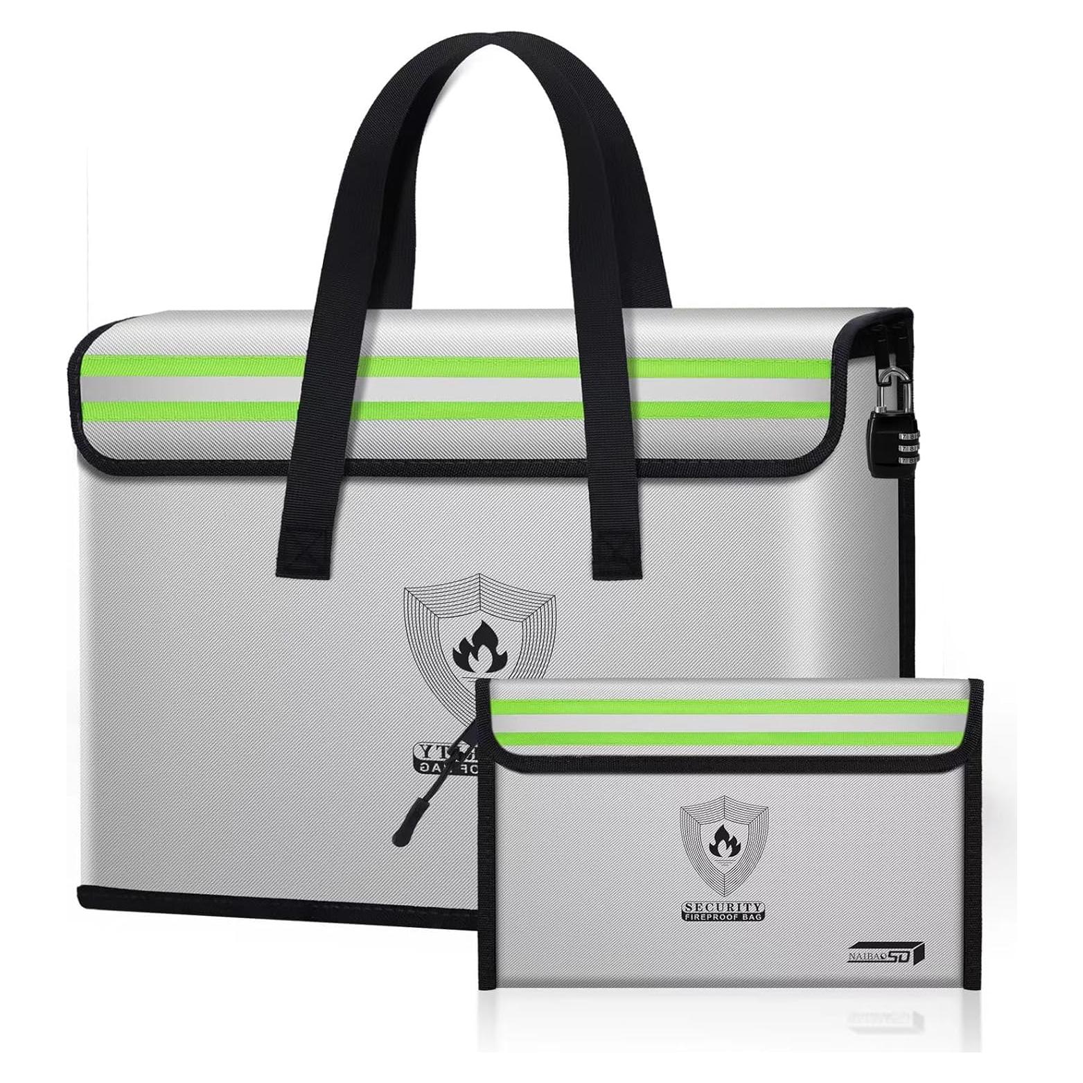 Bolsa de Documentos a Prueba de Fuego NAIBAOSD 40.64x30.48cm