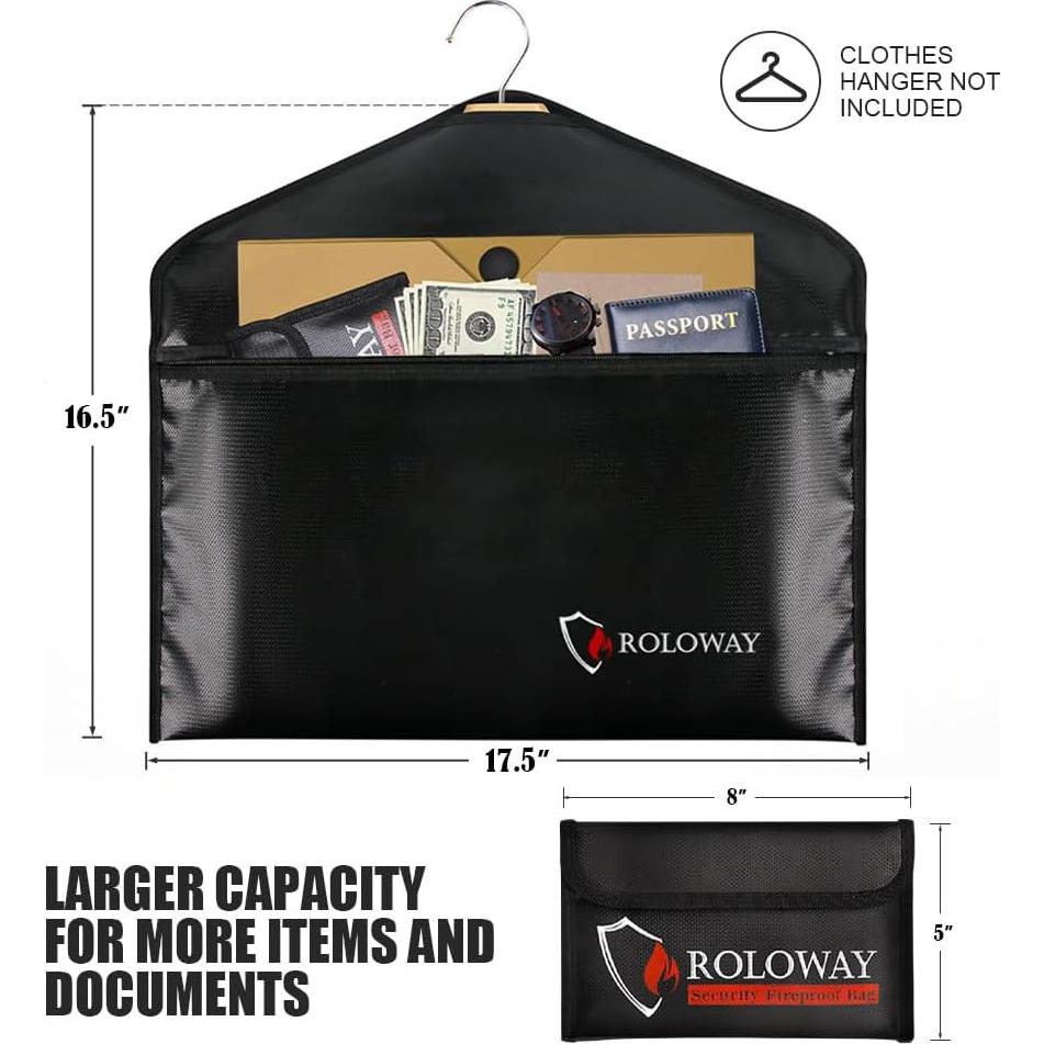 Caja Secreta de Percha ROLOWAY a Prueba de Fuego 44.5x42cm