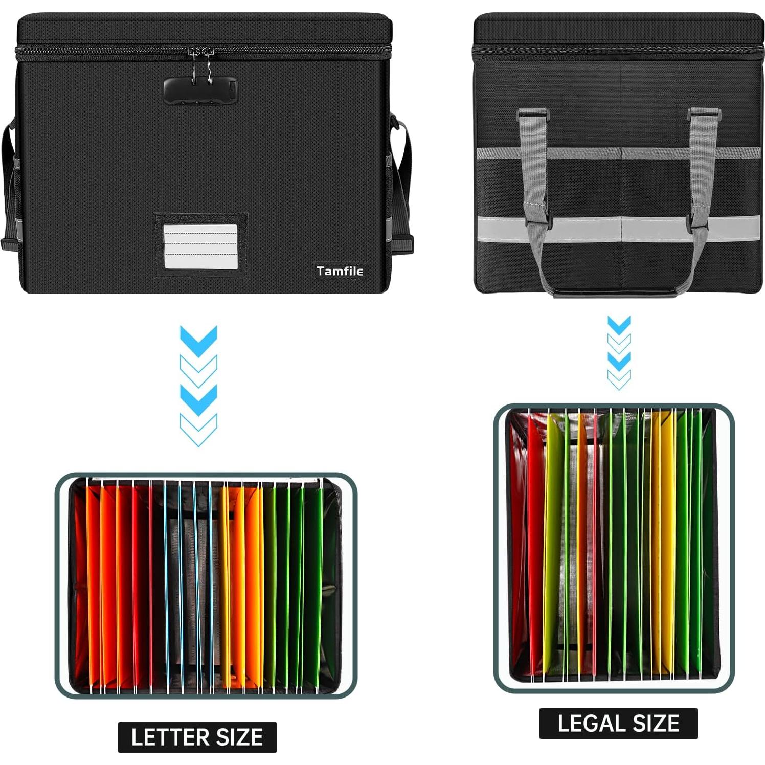 Caja de Documentos a Prueba de Fuego Tamfile 40.6x31.8x26.7cm