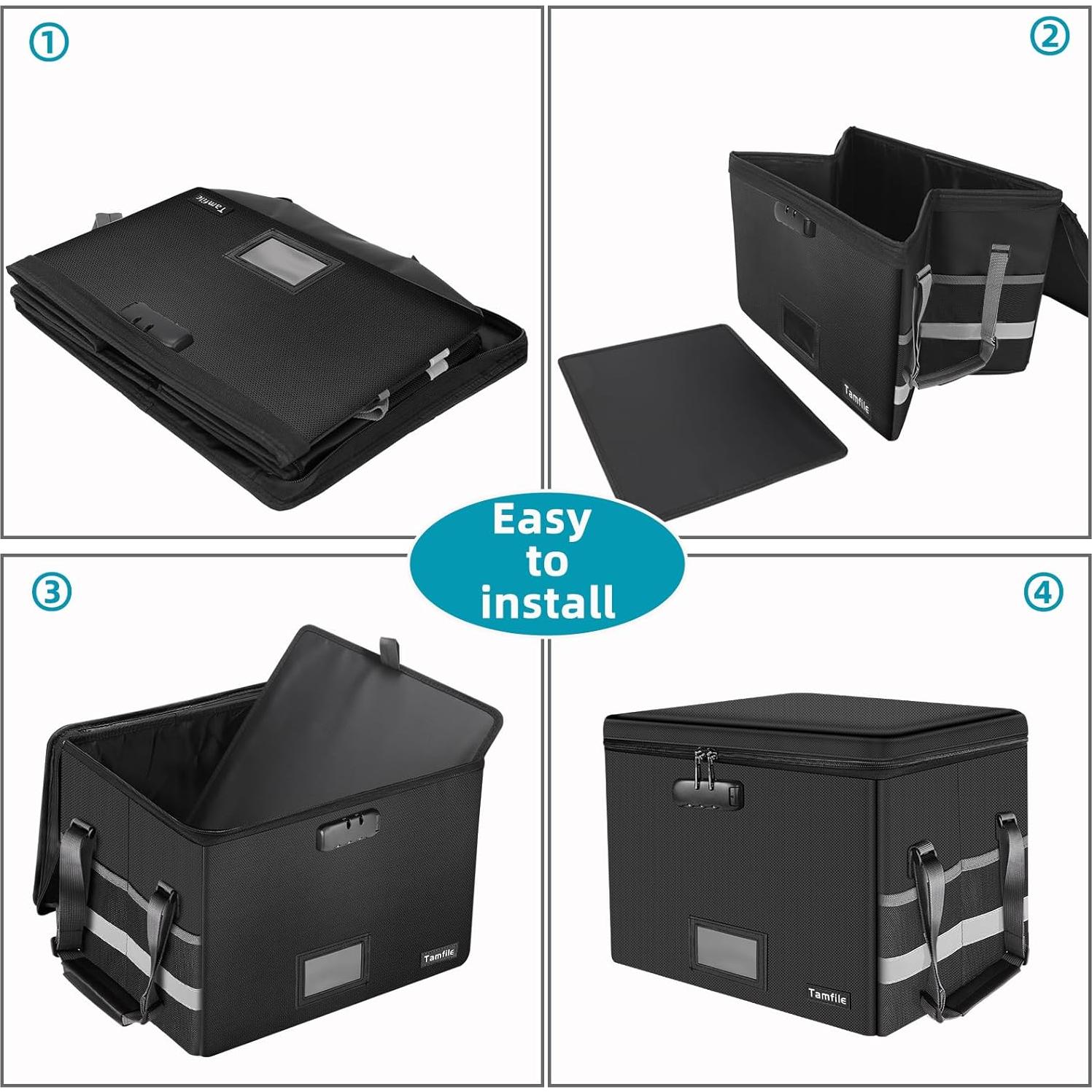 Caja de Documentos a Prueba de Fuego Tamfile 40.6x31.8x26.7cm