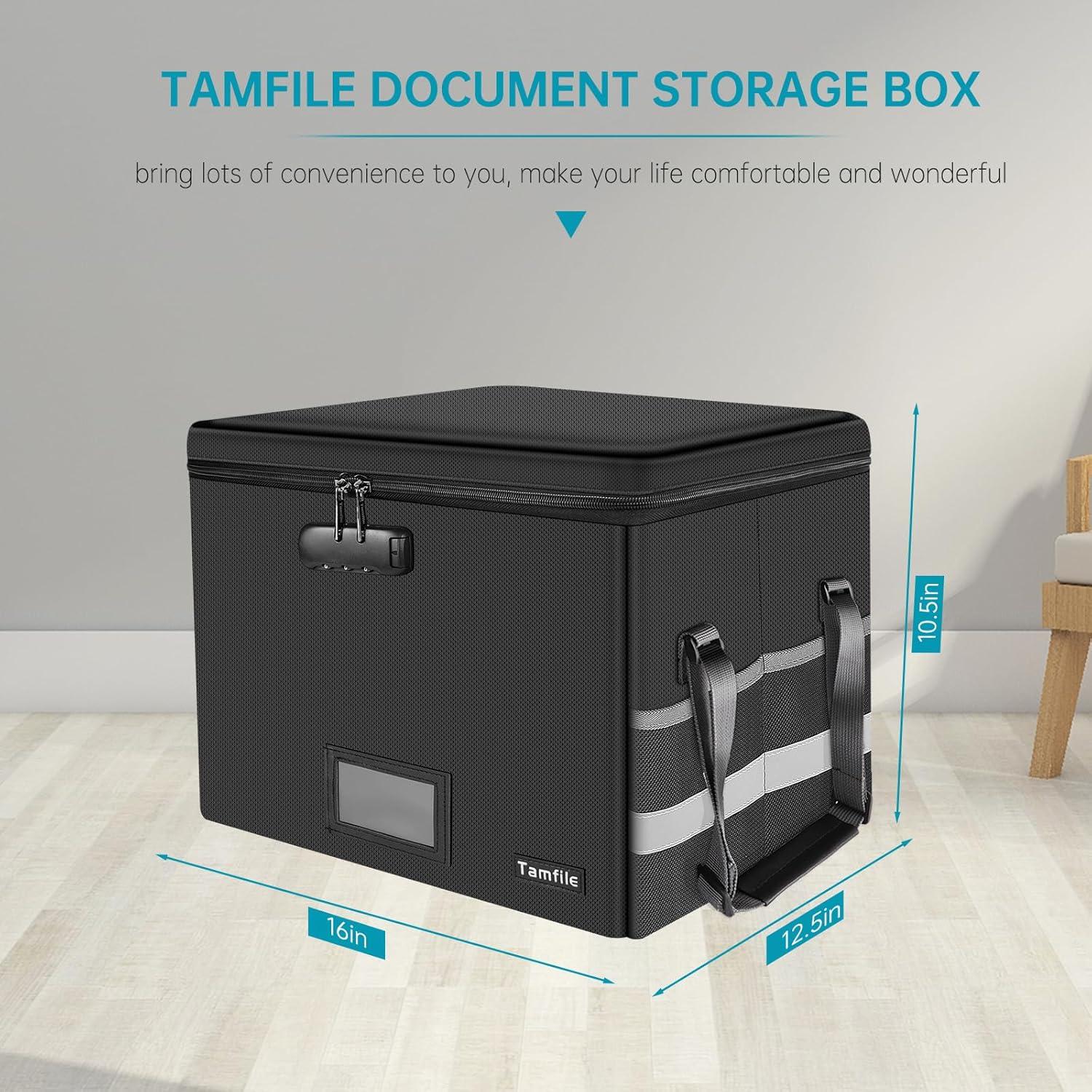 Caja de Documentos a Prueba de Fuego Tamfile 40.6x31.8x26.7cm