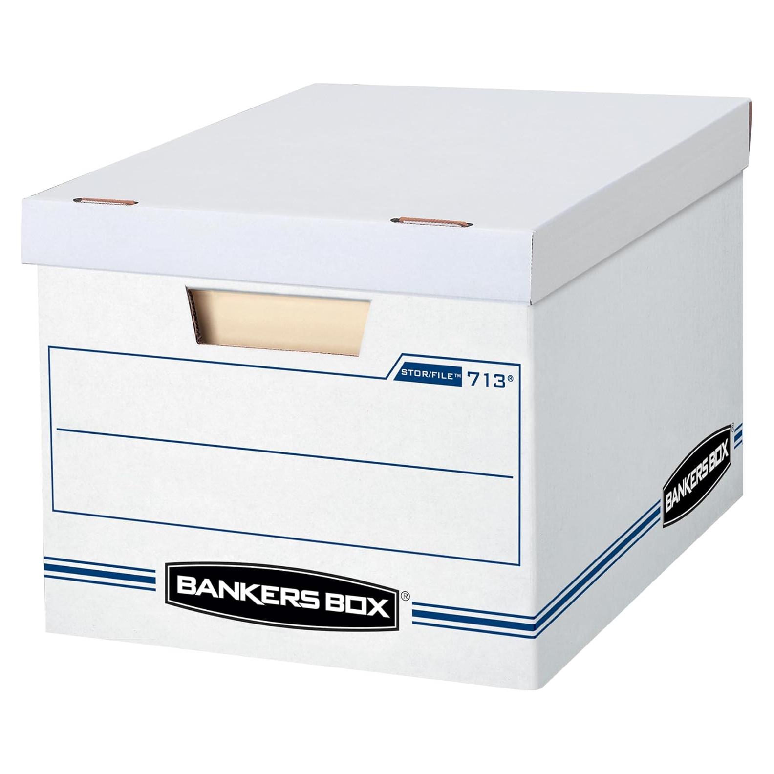 Cajas de Almacenamiento Bankers Box 12 Unidades 38.1x30.5x25.4 cm