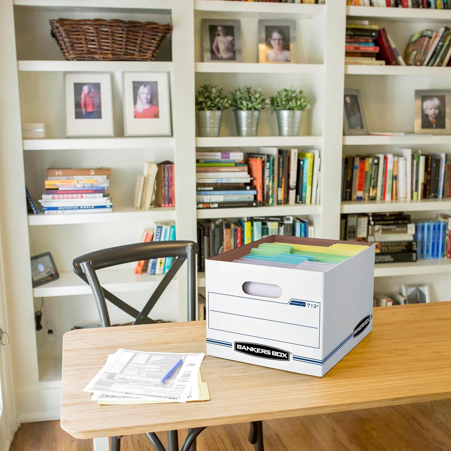 Cajas de Almacenamiento Bankers Box 12 Unidades 38.1x30.5x25.4 cm