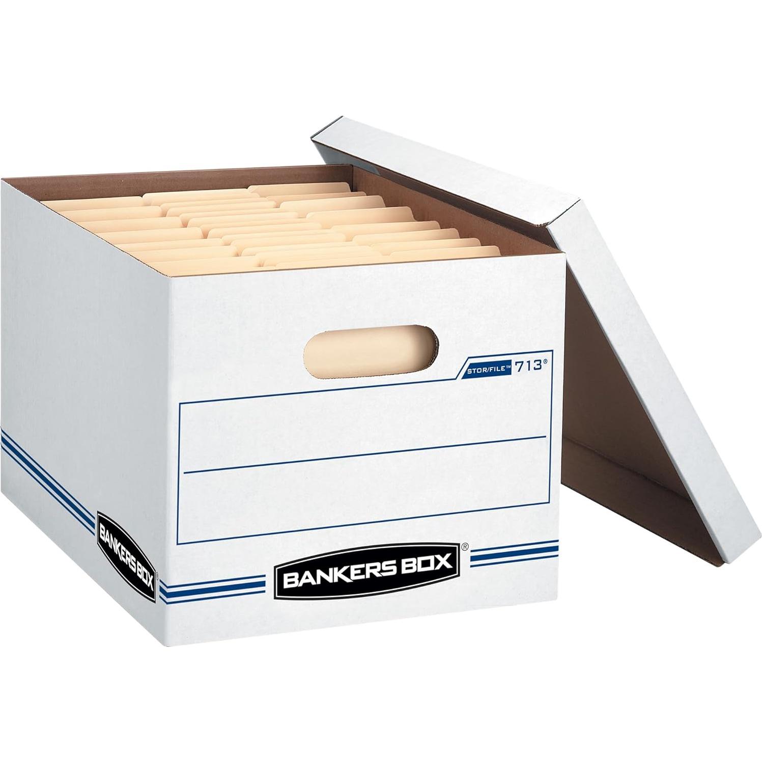Cajas de Almacenamiento Bankers Box 12 Unidades 38.1x30.5x25.4 cm