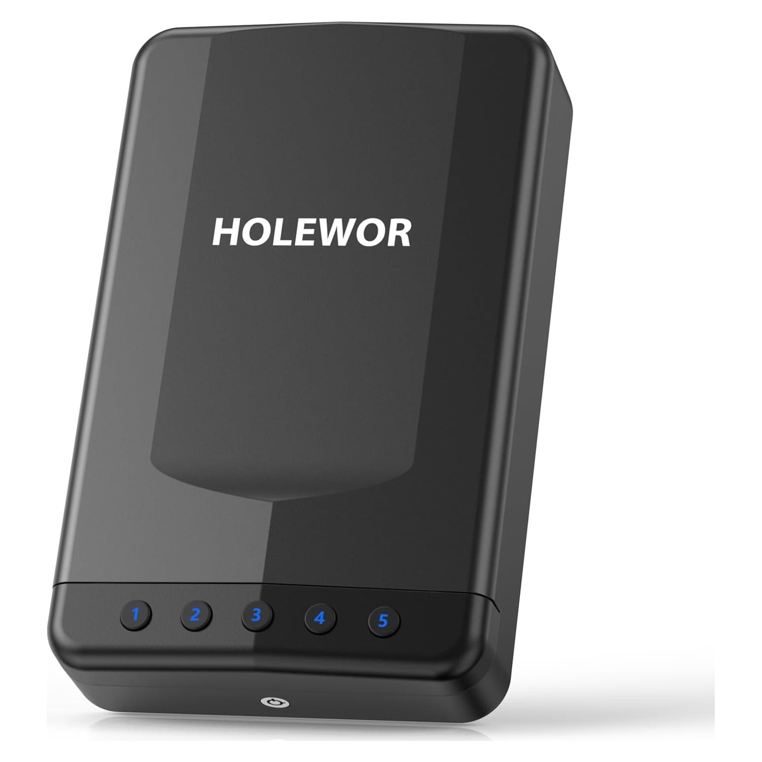 Caja Fuerte Portátil HOLEWOR para Pistolas 29x18x6.4cm