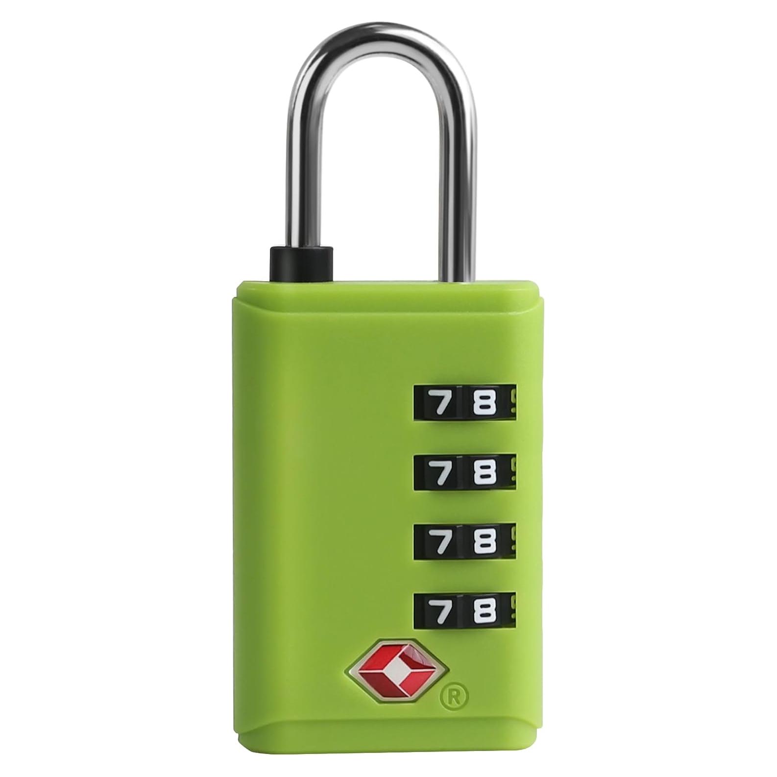 Candado TSA UP Security Verde 4 Dígitos para Equipaje