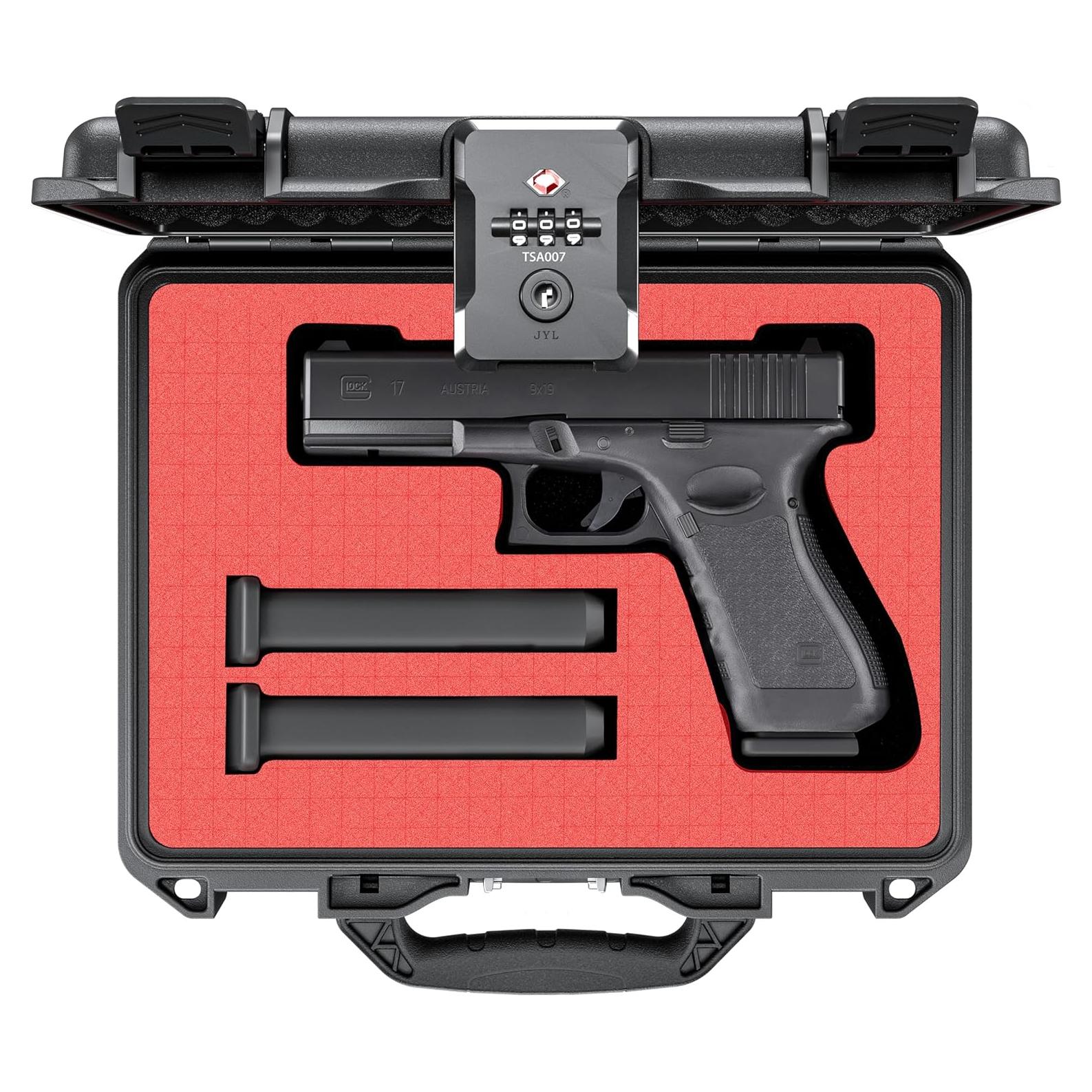 Funda TSA para pistola Kinghardcase impermeable 29.2x24.1cm