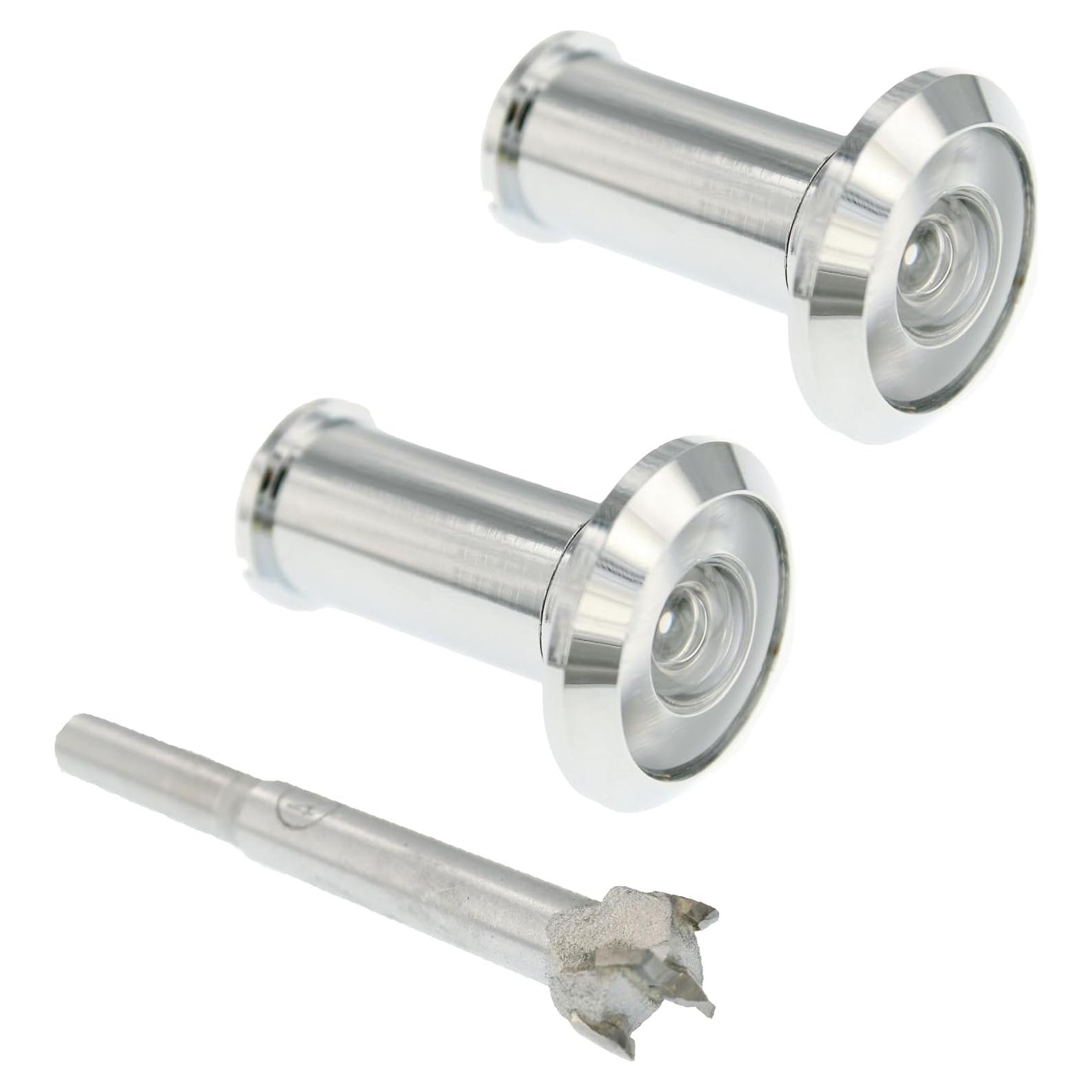 Visor de Mirilla de Puerta 180 Grados TB-SENROCA Cromo Brillante