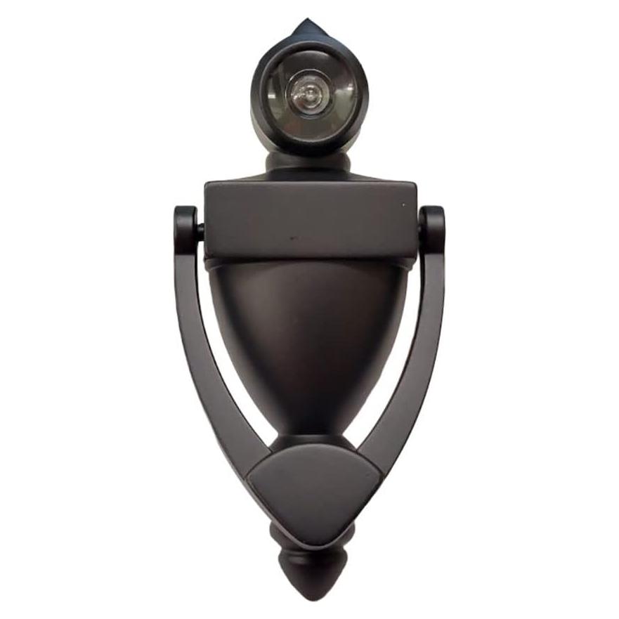 Agujero de puerta QCAA con visor 180° bronce aceitado 14 cm