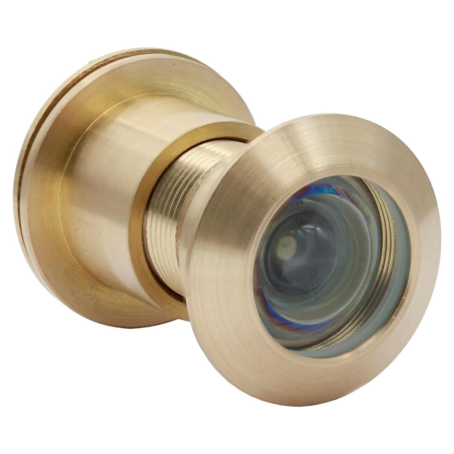 Visor de puerta de seguridad Gunagstar dorado 220° 1 paquete