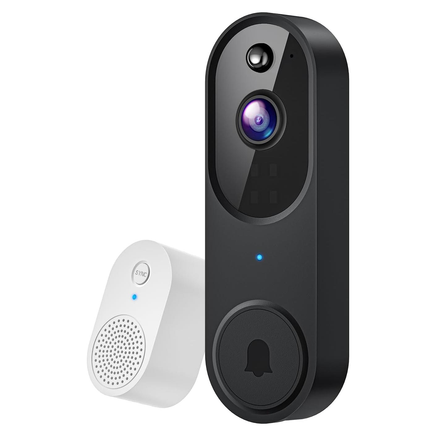 Cámara Timbre Video 1080P Guggre con Detección Humana y Noche