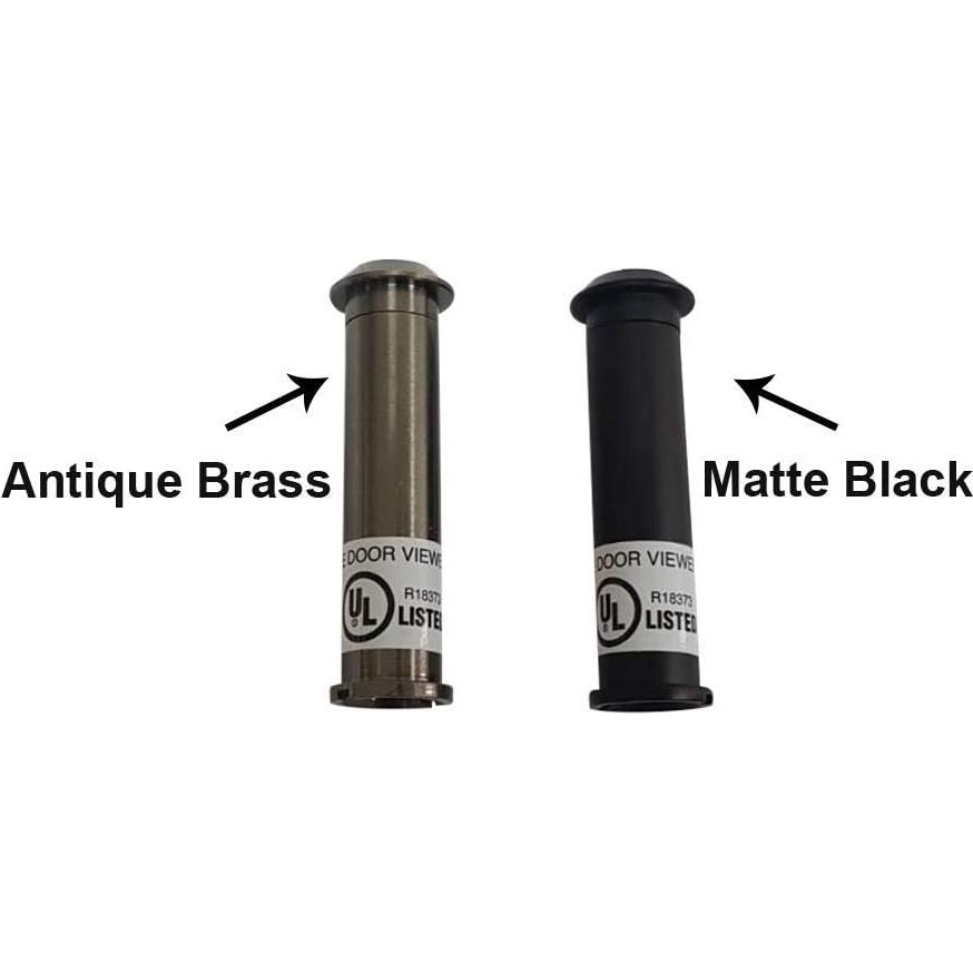 Agujero de puerta bronce macizo QCAA con visor 160°