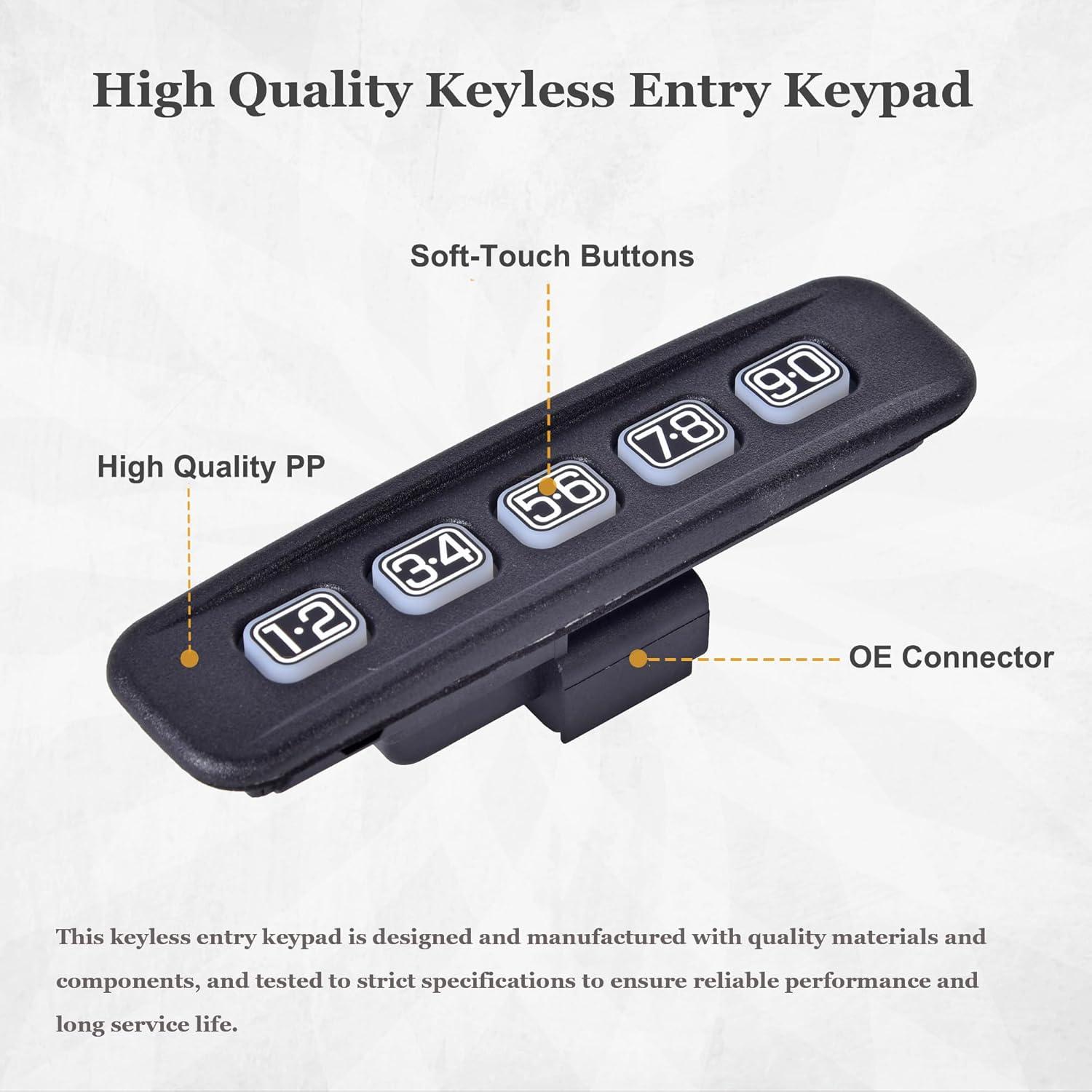 Teclado de entrada sin llave RLP para Ford y Lincoln 2001-2011