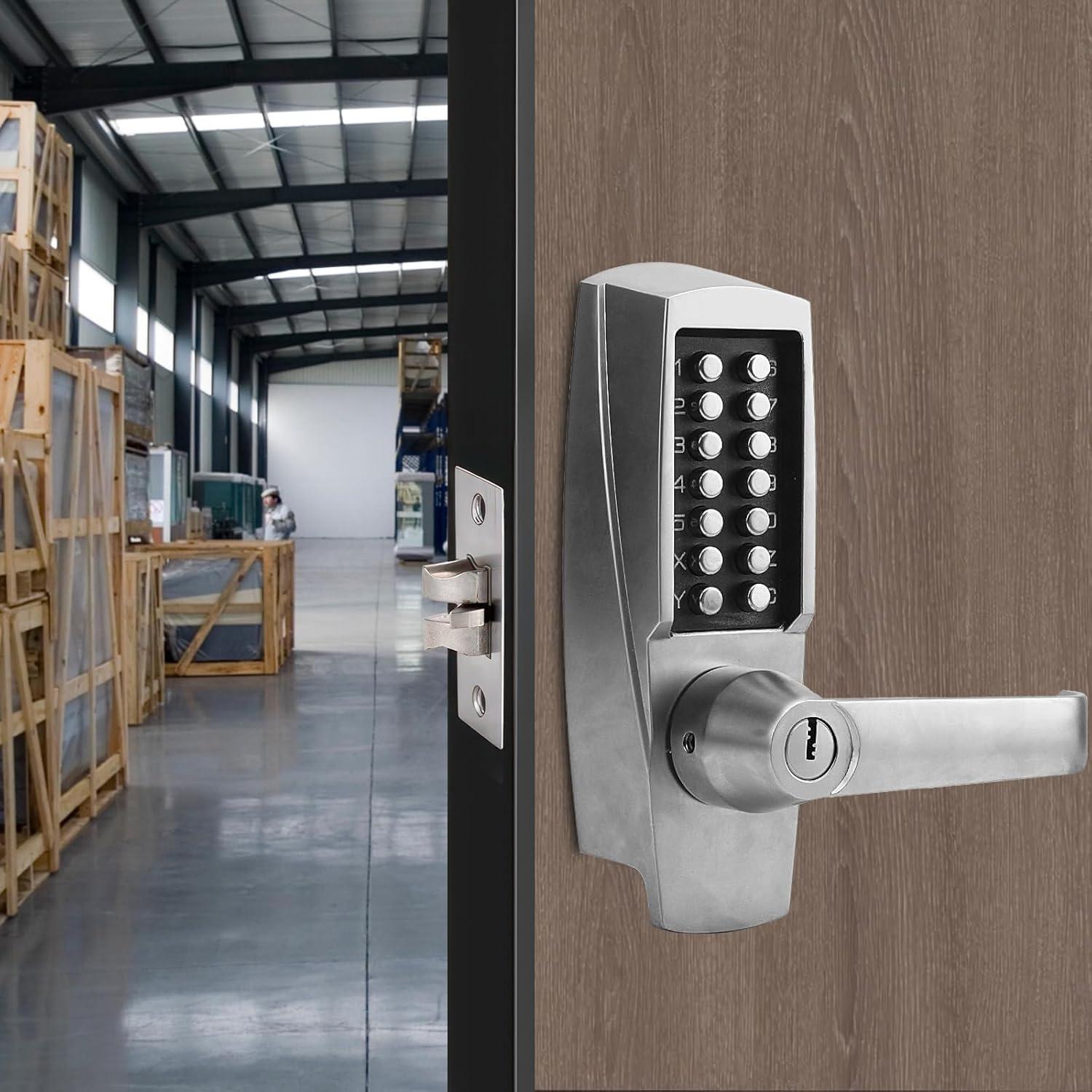 Cerradura Mecánica MeHiMe M-701 Cromo Impermeable 2.04kg