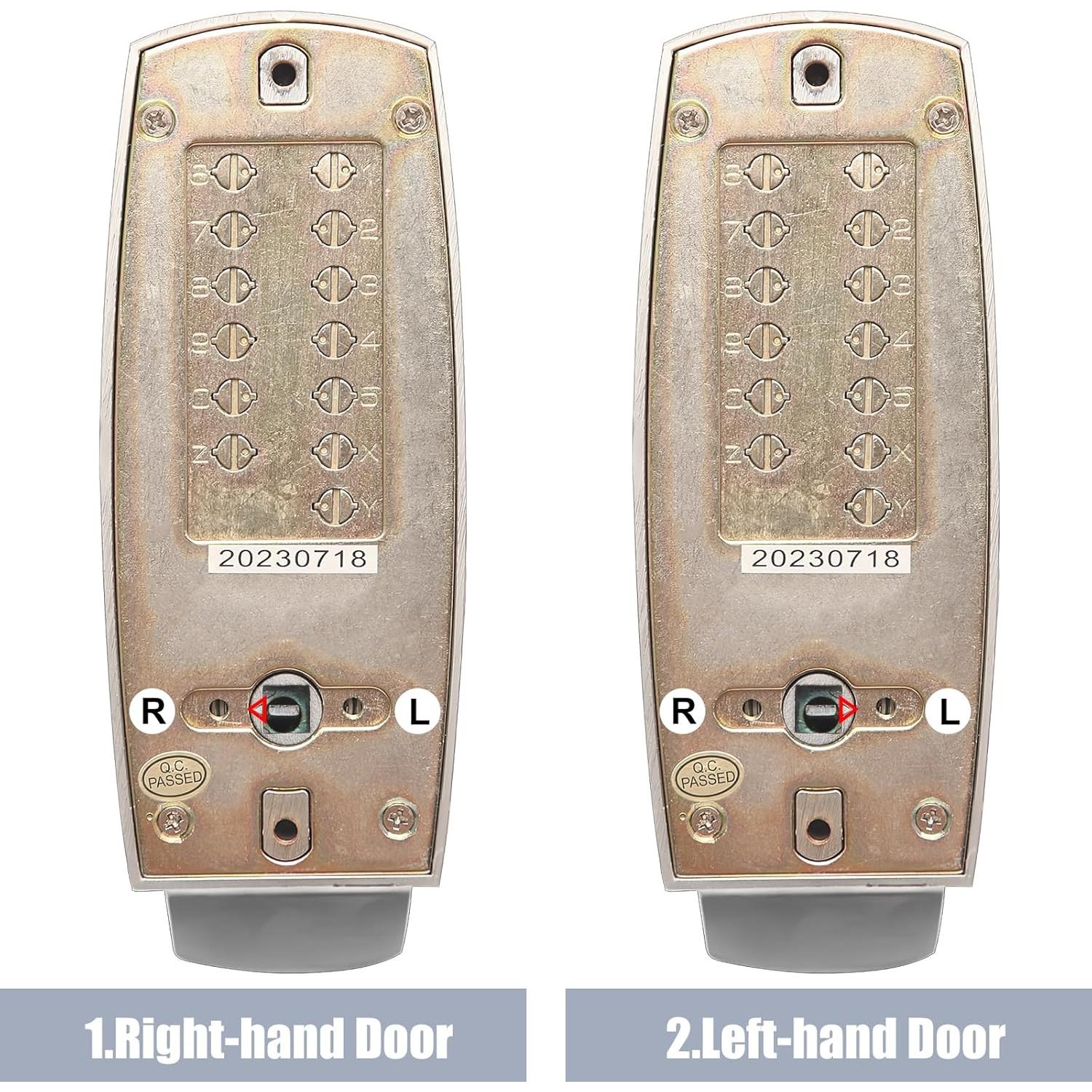 Cerradura Mecánica MeHiMe M-701 Cromo Impermeable 2.04kg