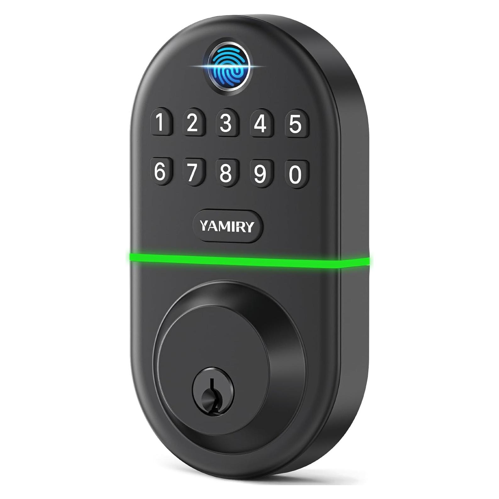 Cerradura Electrónica Biométrica Yamiry YR06 con Teclado